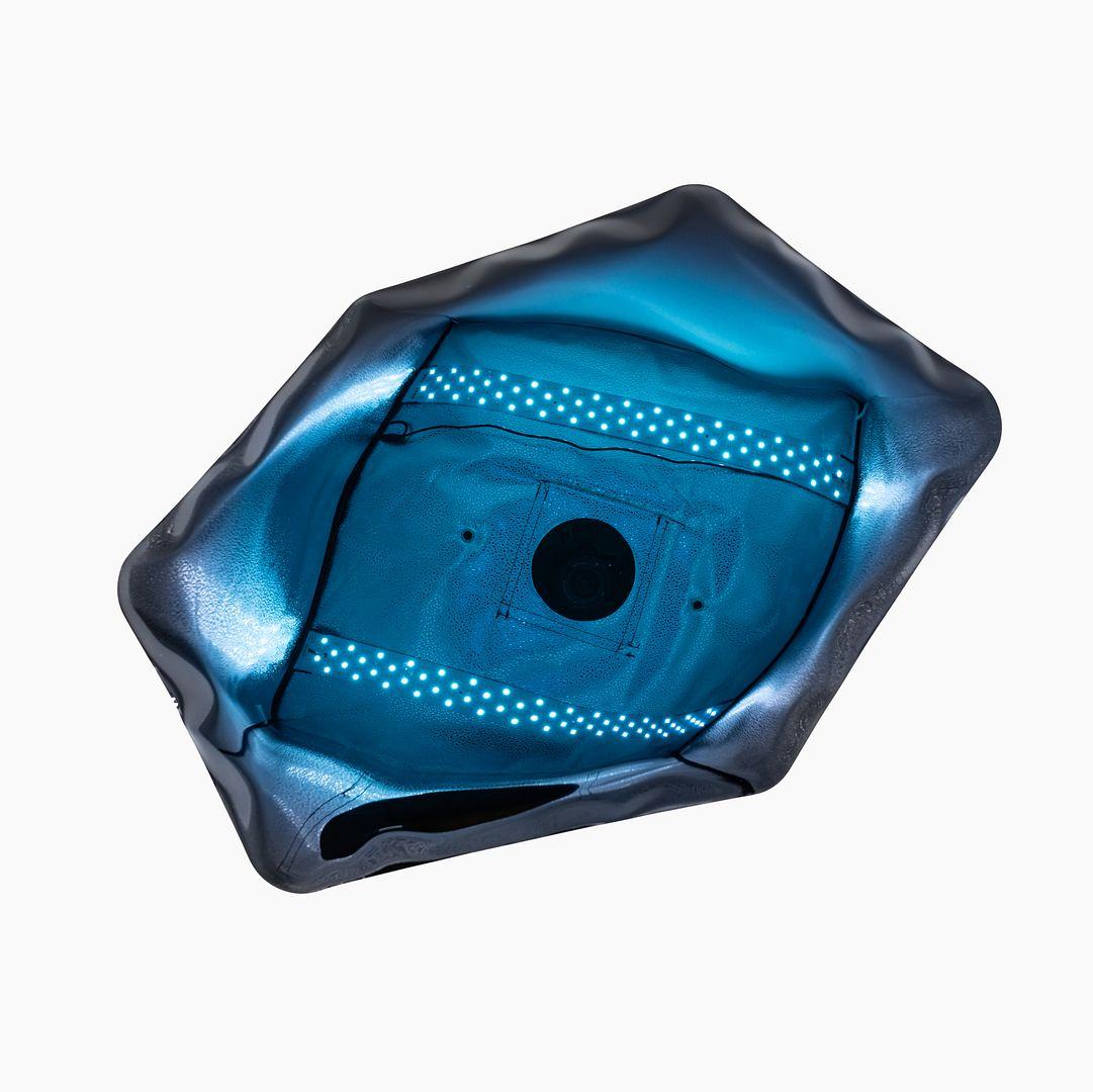 2024 Oskar Zieta für Zieta Tafla C5-Spiegel in Deep Space Blue im Angebot 1