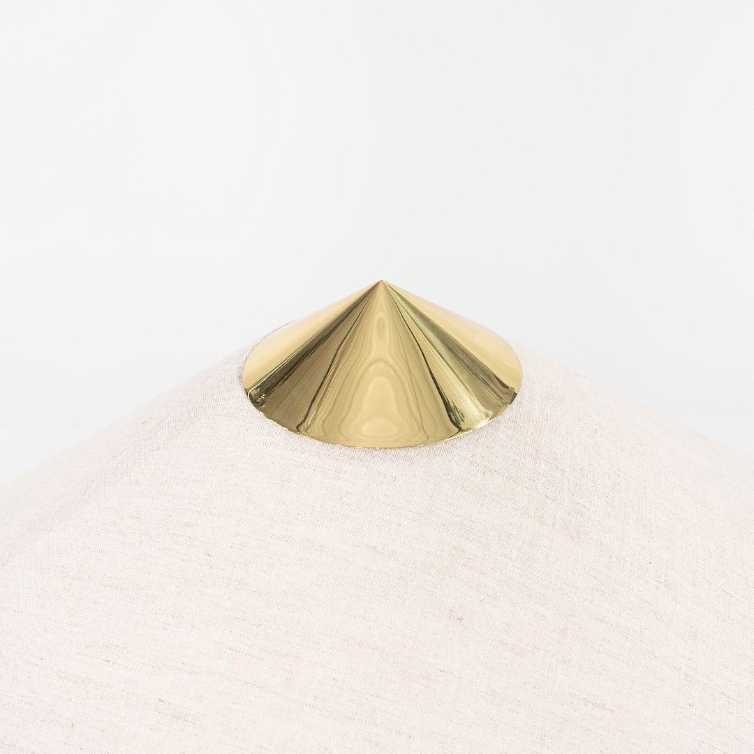 XXI secolo e contemporaneo 2024 Paavo Tynell for GUBI 9602 Floor Lamp ‚ÄúChinese Hat‚Äù with Canvas Shade in vendita