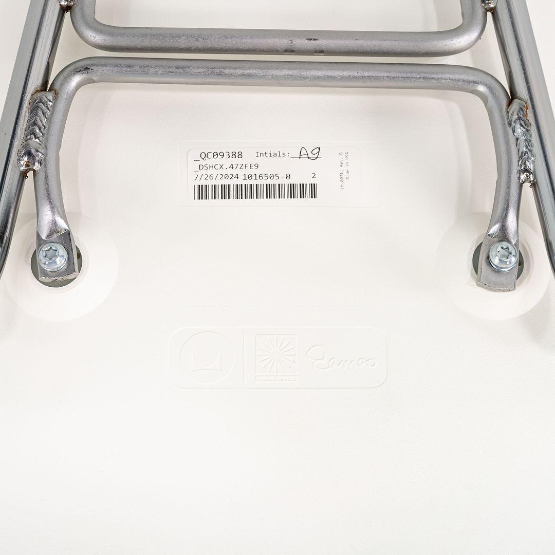 2024 Pair of Herman Miller Eames Plastic Counter Stools with Chrome Bases For Sale 3