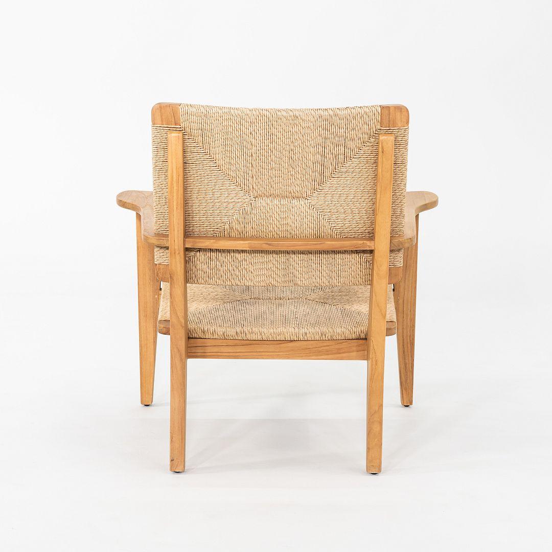 Paire de chaises d'extérieur Marcel Gascoin pour GUBI F en teck naturel 2024 en vente 3