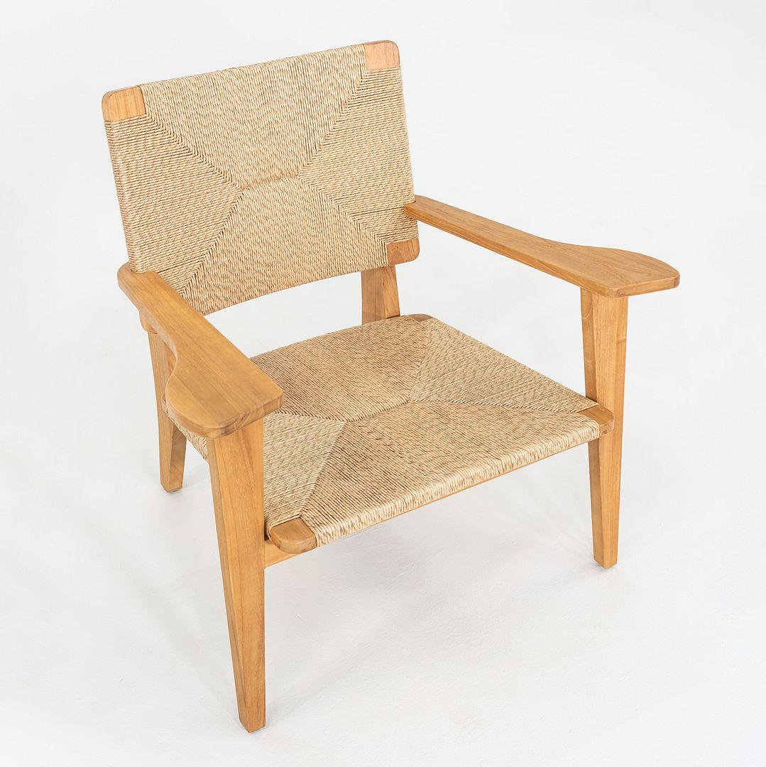 Paire de chaises d'extérieur Marcel Gascoin pour GUBI F en teck naturel 2024 en vente 4