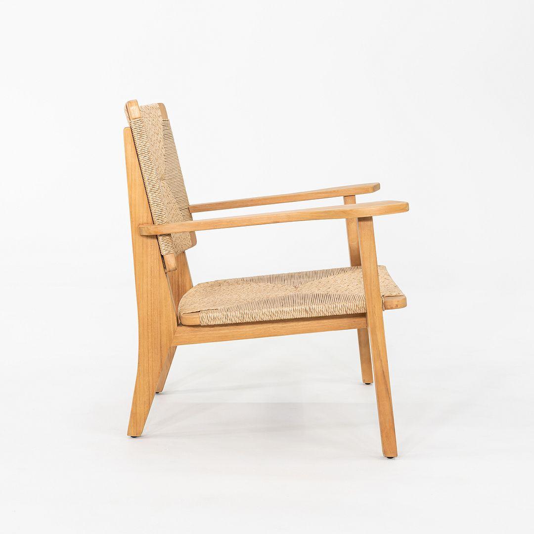 Paire de chaises d'extérieur Marcel Gascoin pour GUBI F en teck naturel 2024 en vente 1