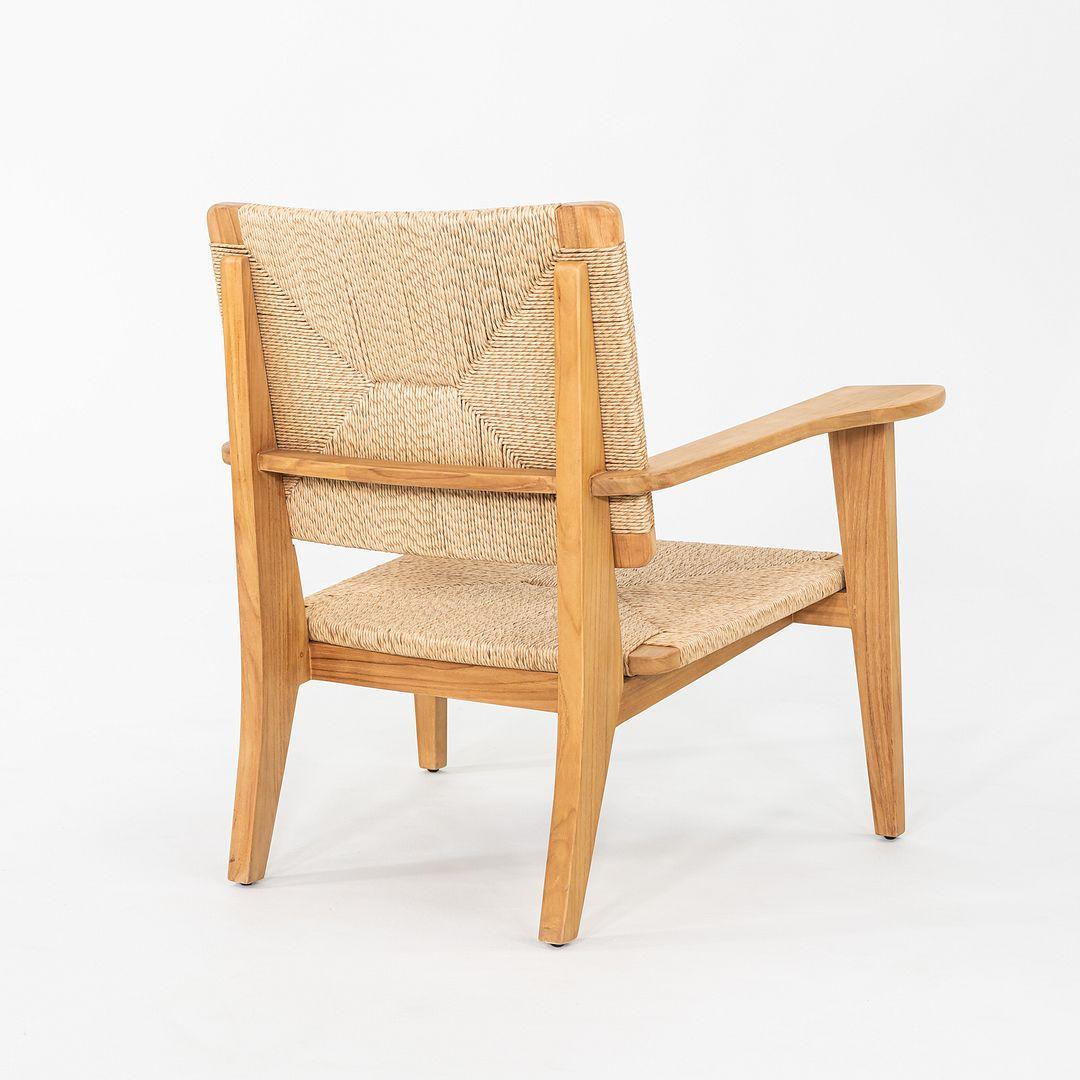 Paire de chaises d'extérieur Marcel Gascoin pour GUBI F en teck naturel 2024 en vente 2