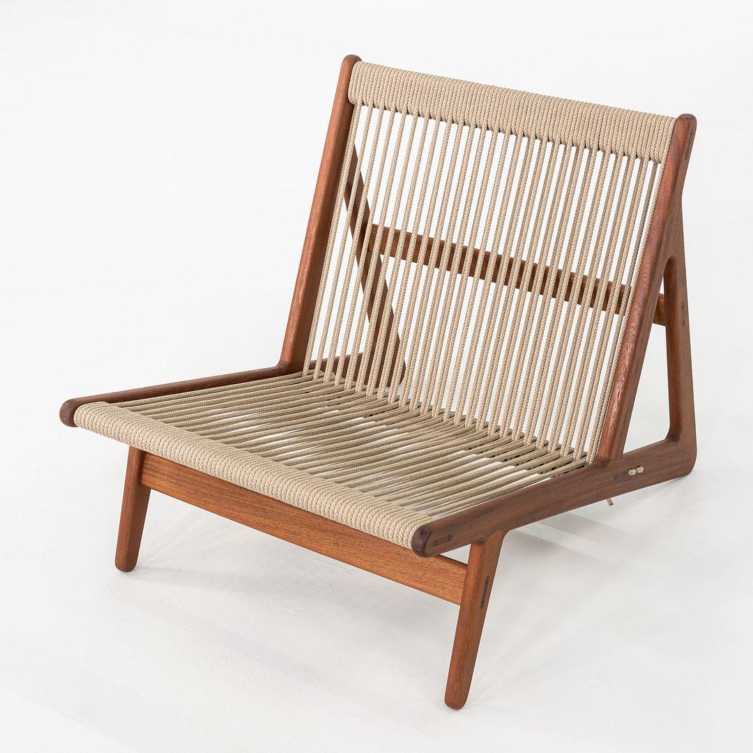 Moderne Paire de chaises longues d'extérieur initiales Mathias Rasmussen pour GUBI MR01 2024 en vente