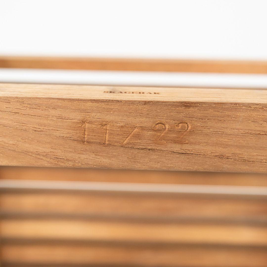 2024 Pareja de taburetes Cutter de Niels Hvass para Fritz Hansen / Skagerak en teca Danés en venta