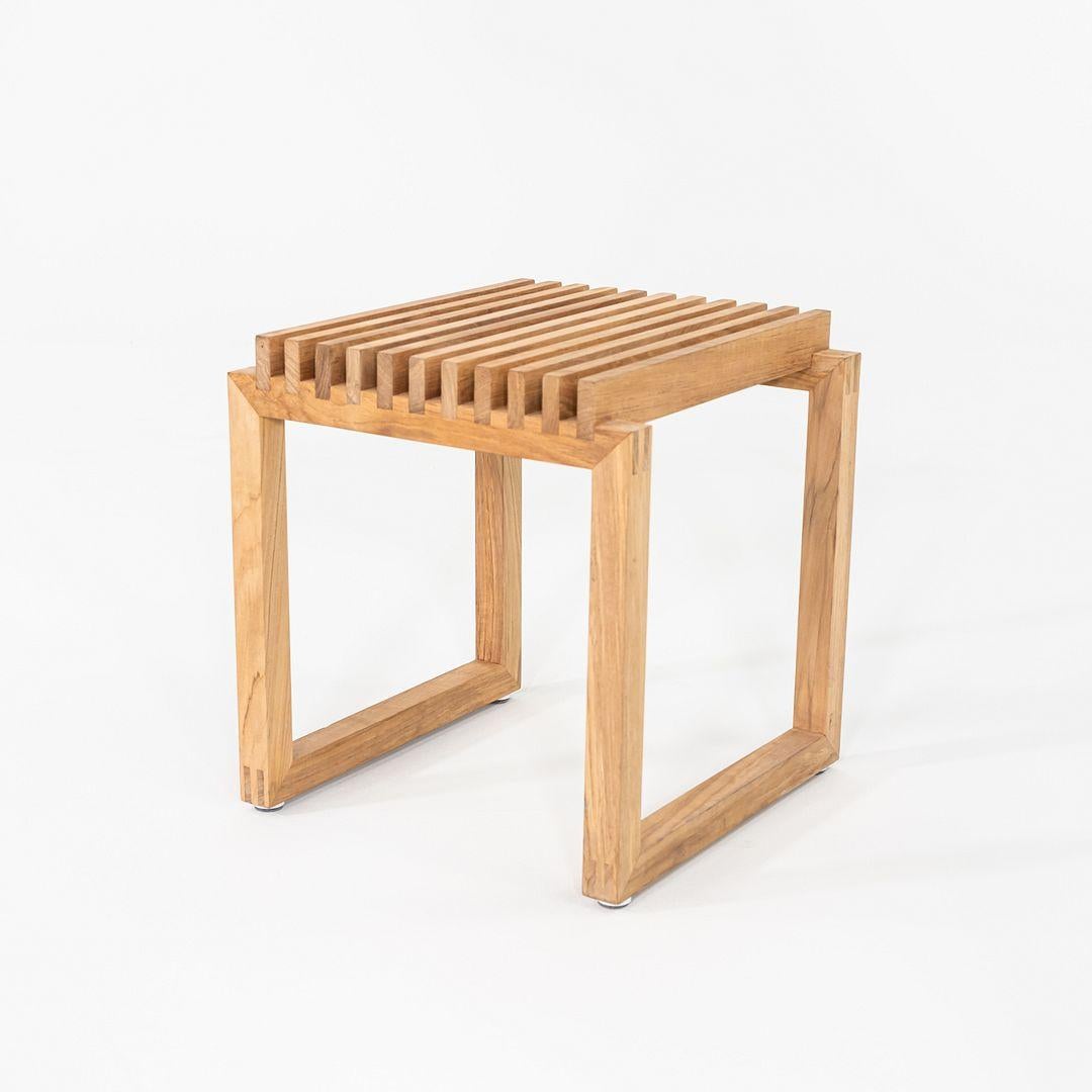 2024 Pareja de taburetes Cutter de Niels Hvass para Fritz Hansen / Skagerak en teca Siglo XXI y contemporáneo en venta