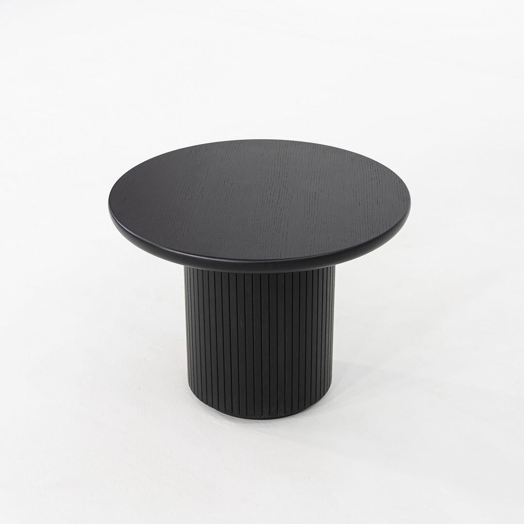 2024 Pair of Space Copenhagen for GUBI Moon Lounge / Side Tables in Black Oak For Sale 4