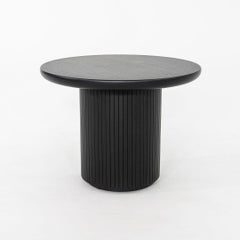 2024 Pair of Space Copenhagen for GUBI Moon Lounge / Side Tables in Black Oak