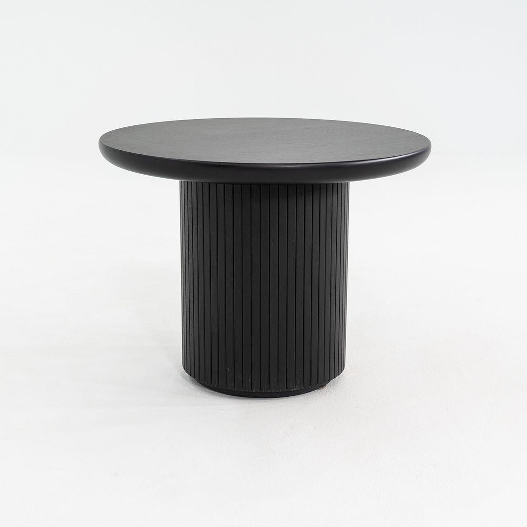 2024 Pair of Space Copenhagen for GUBI Moon Lounge / Side Tables in Black Oak For Sale 1