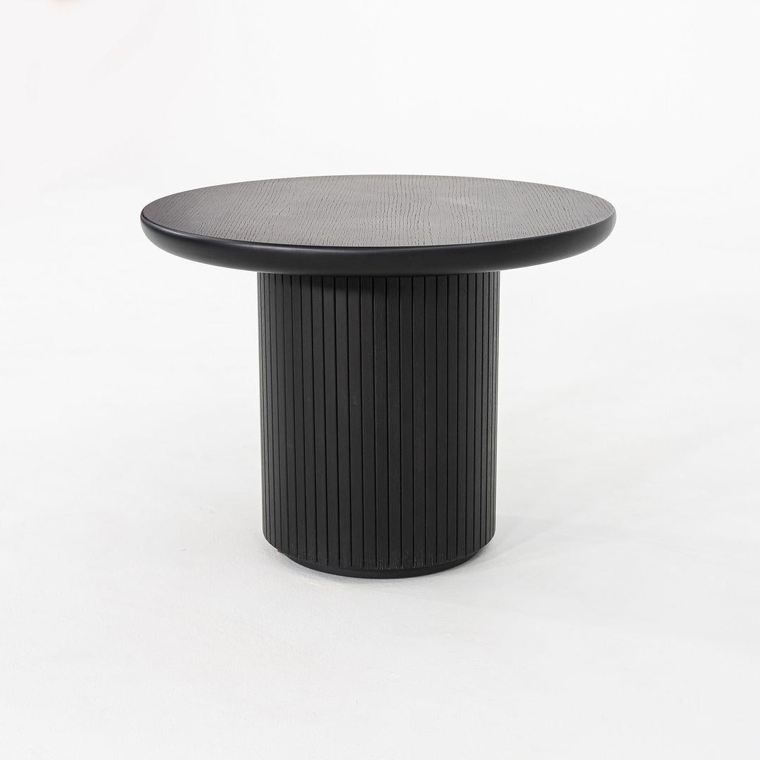 2024 Pair of Space Copenhagen for GUBI Moon Lounge / Side Tables in Black Oak For Sale 3