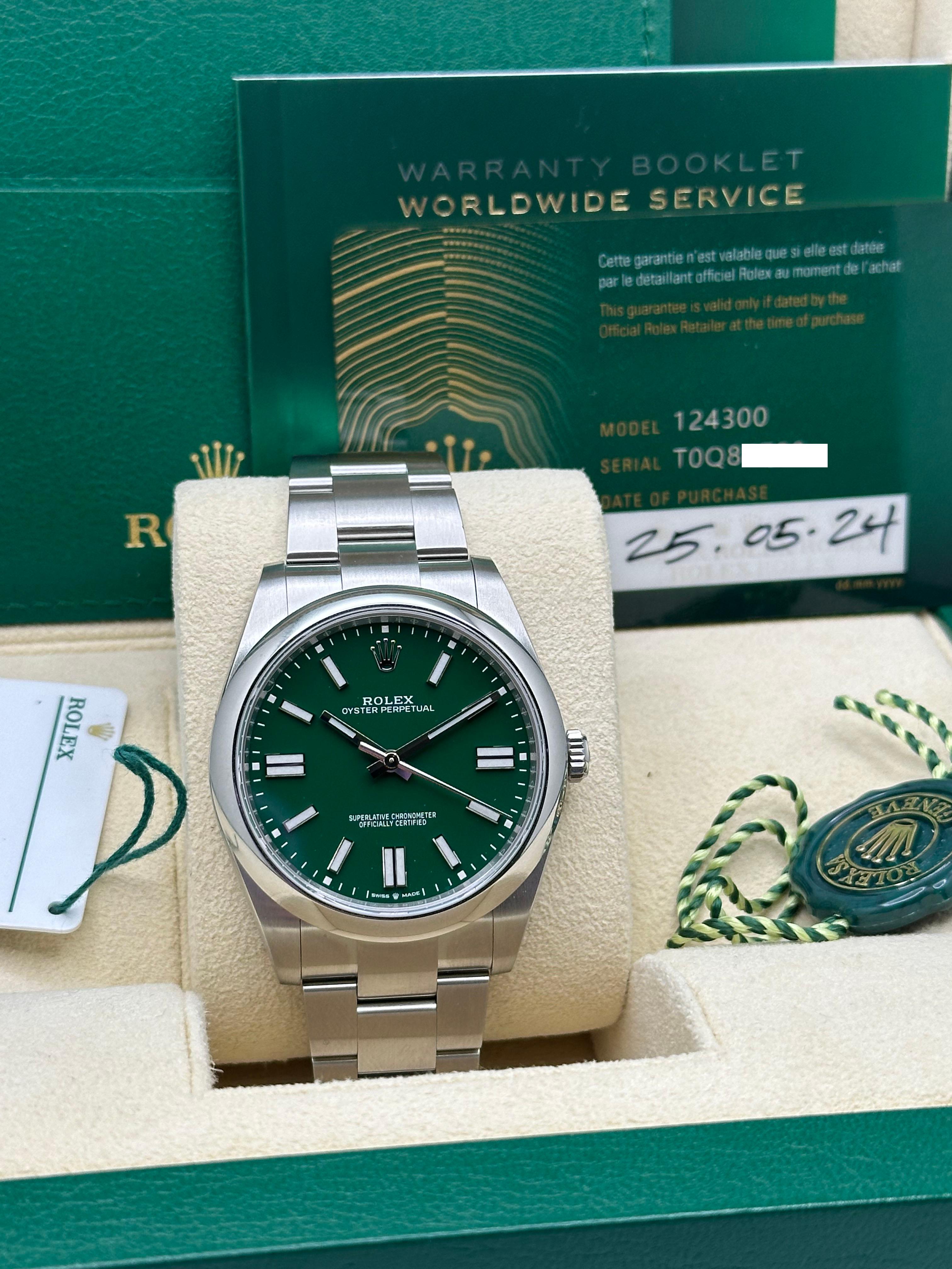 green face oyster perpetual