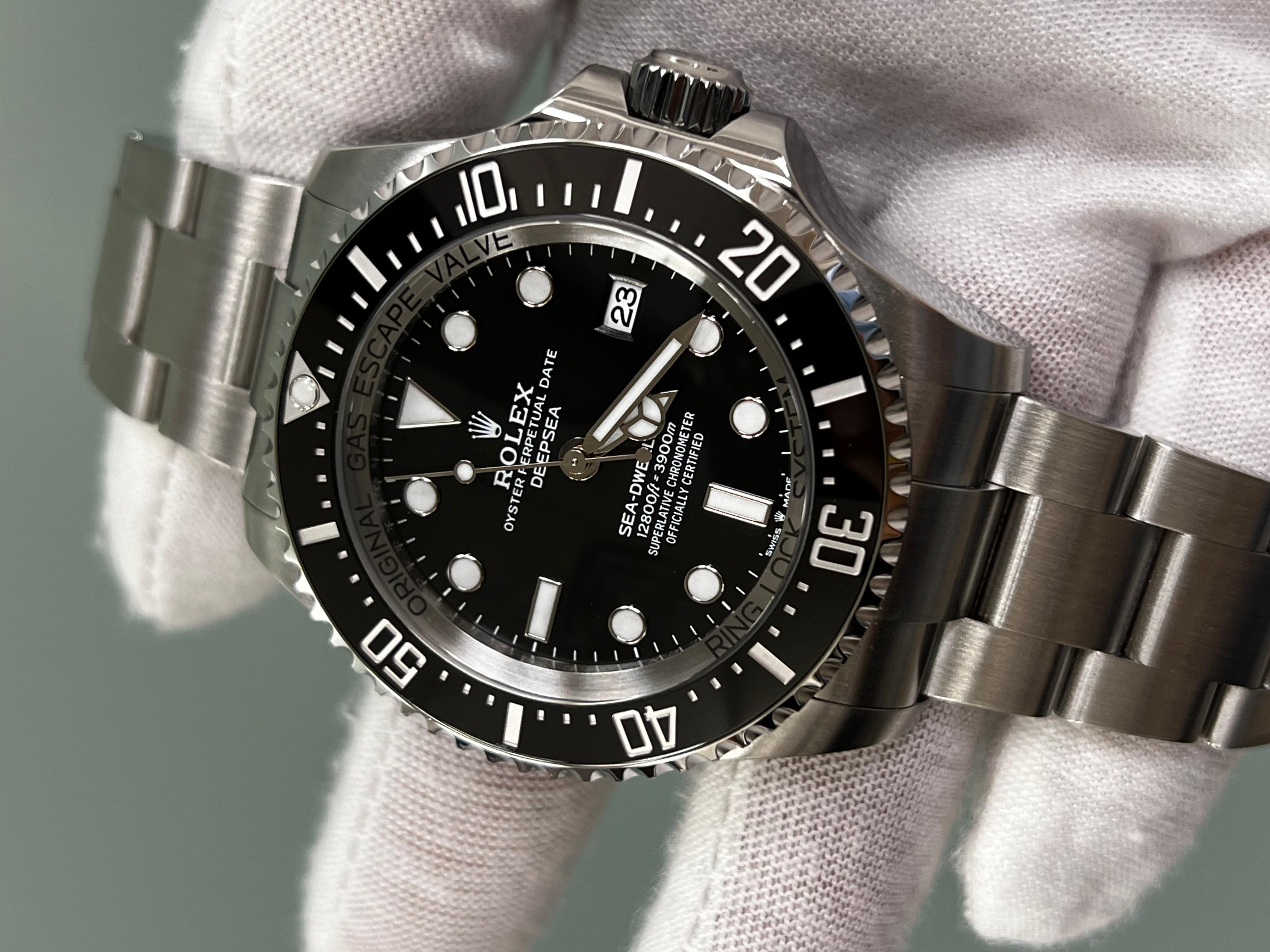 2024 Rolex 136660 Deepsea Sea Dweller Keramik 44mm Edelstahl Box Papier 6