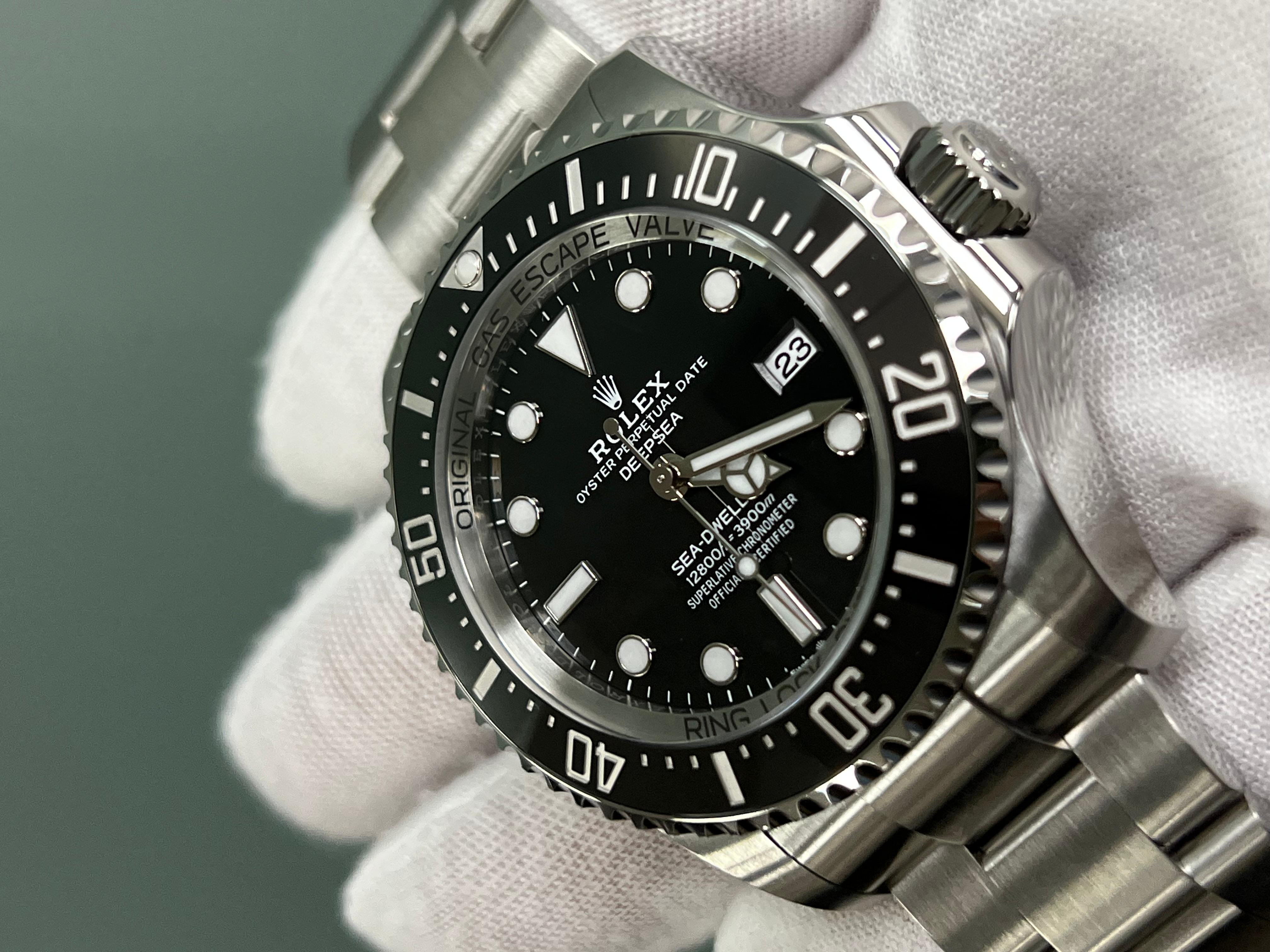 2024 Rolex 136660 Deepsea Sea Dweller Keramik 44mm Edelstahl Box Papier 5