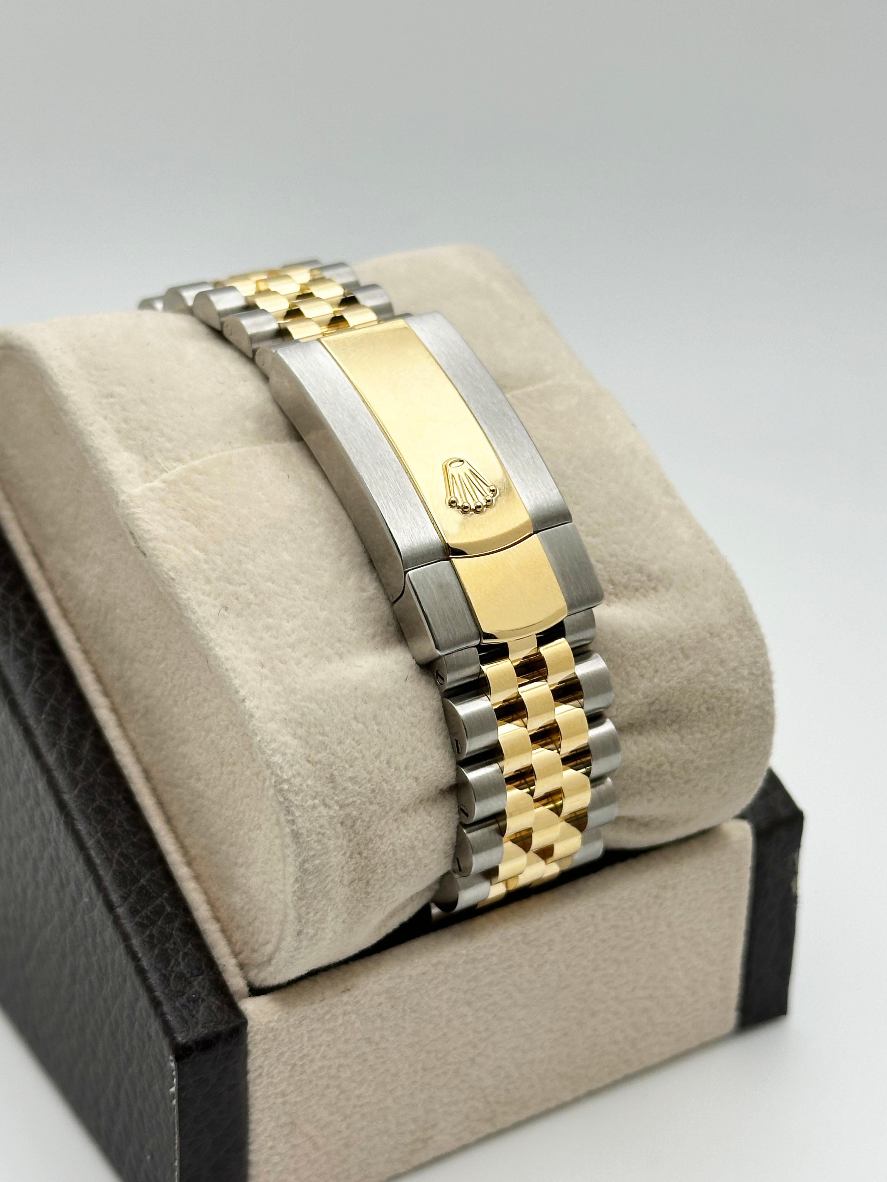 2024 Rolex Datejust 126233 Olive Green Diamond 18K Yellow Gold Steel Box Paper 2