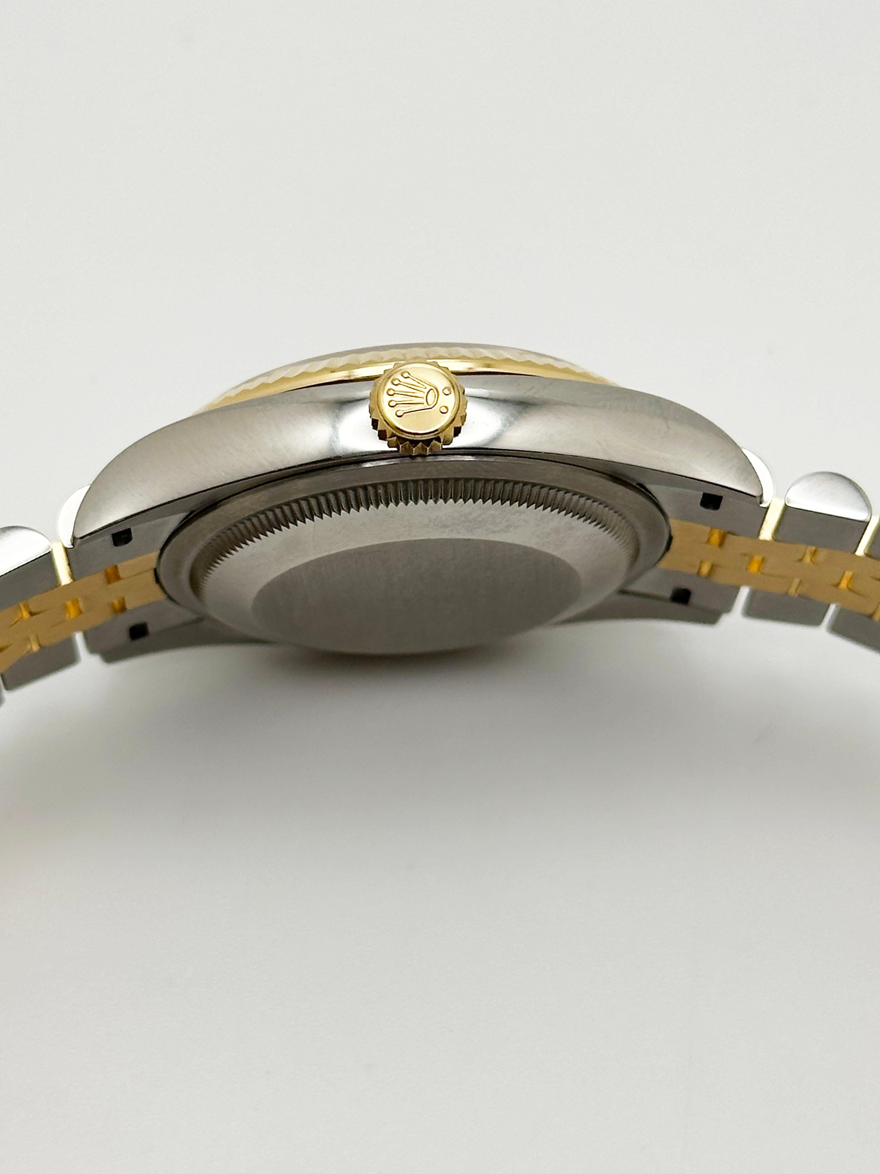 2024 Rolex Datejust 126233 Olive Green Diamond 18K Yellow Gold Steel Box Paper 4