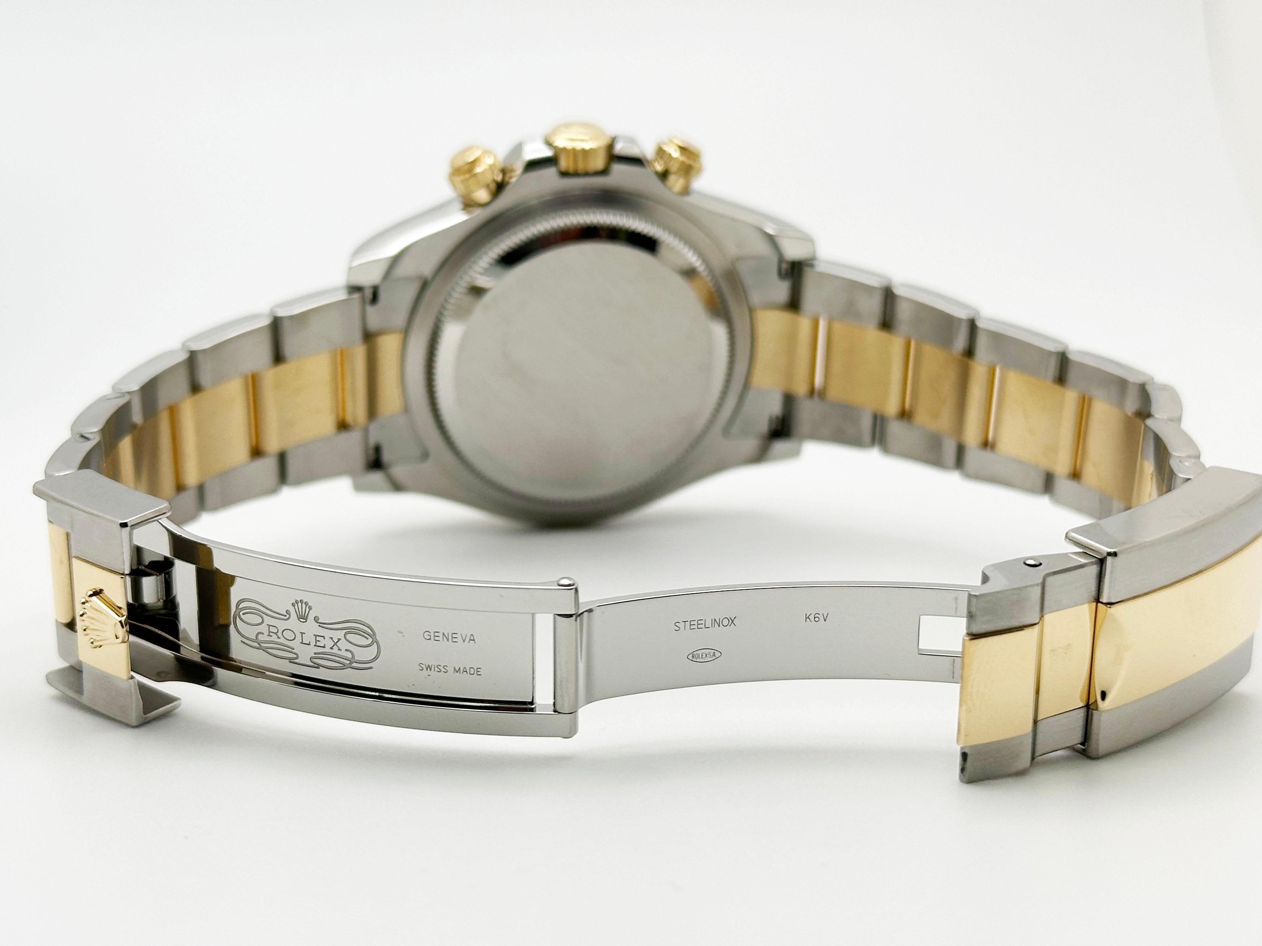 2024 Rolex Daytona 126503 Black Dial 18K Yellow Gold Stainless Steel Box Paper en venta 3