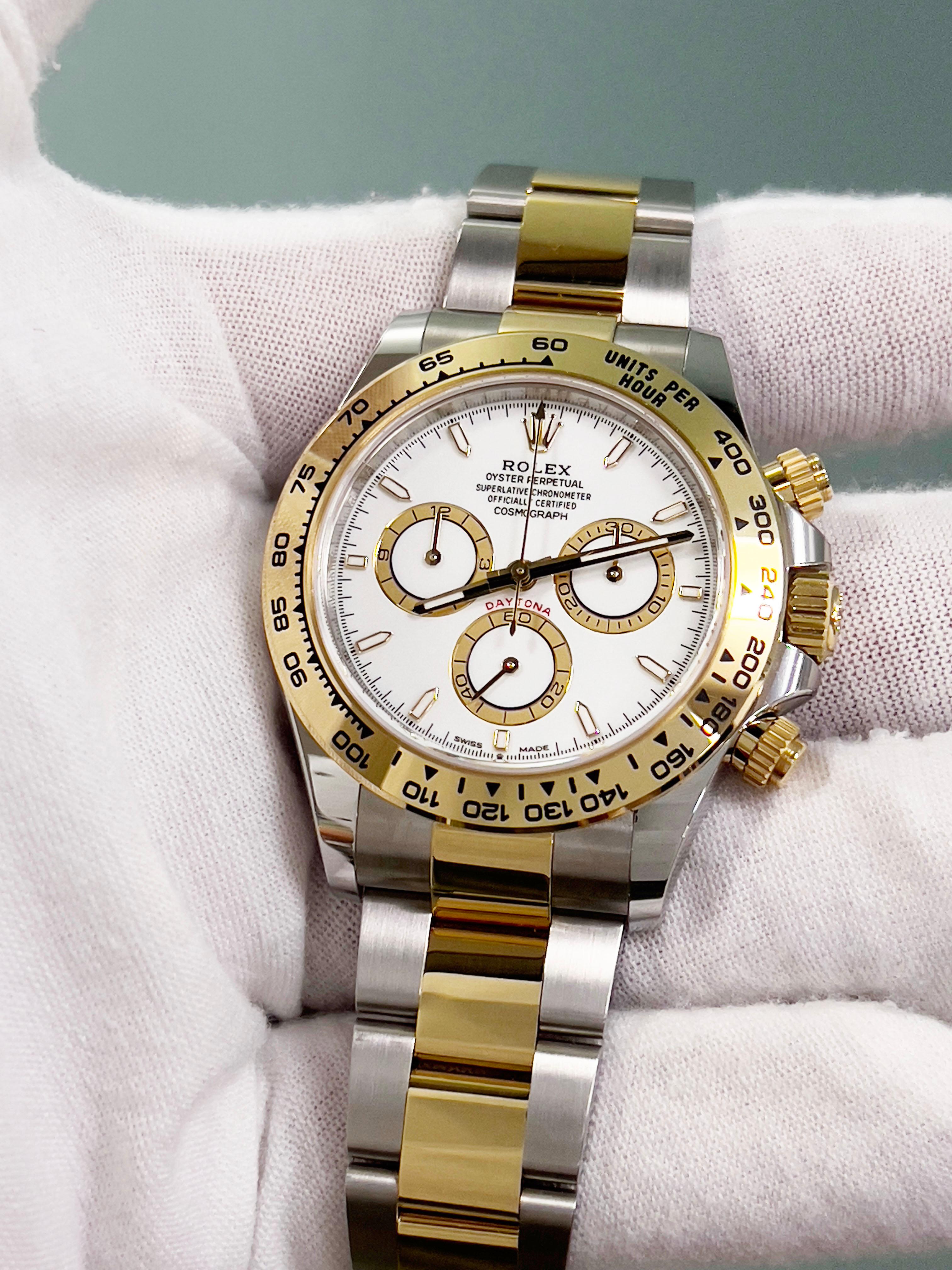 2024 Rolex Daytona 126503 White Dial 18K Yellow Gold Stainless Box Paper 6