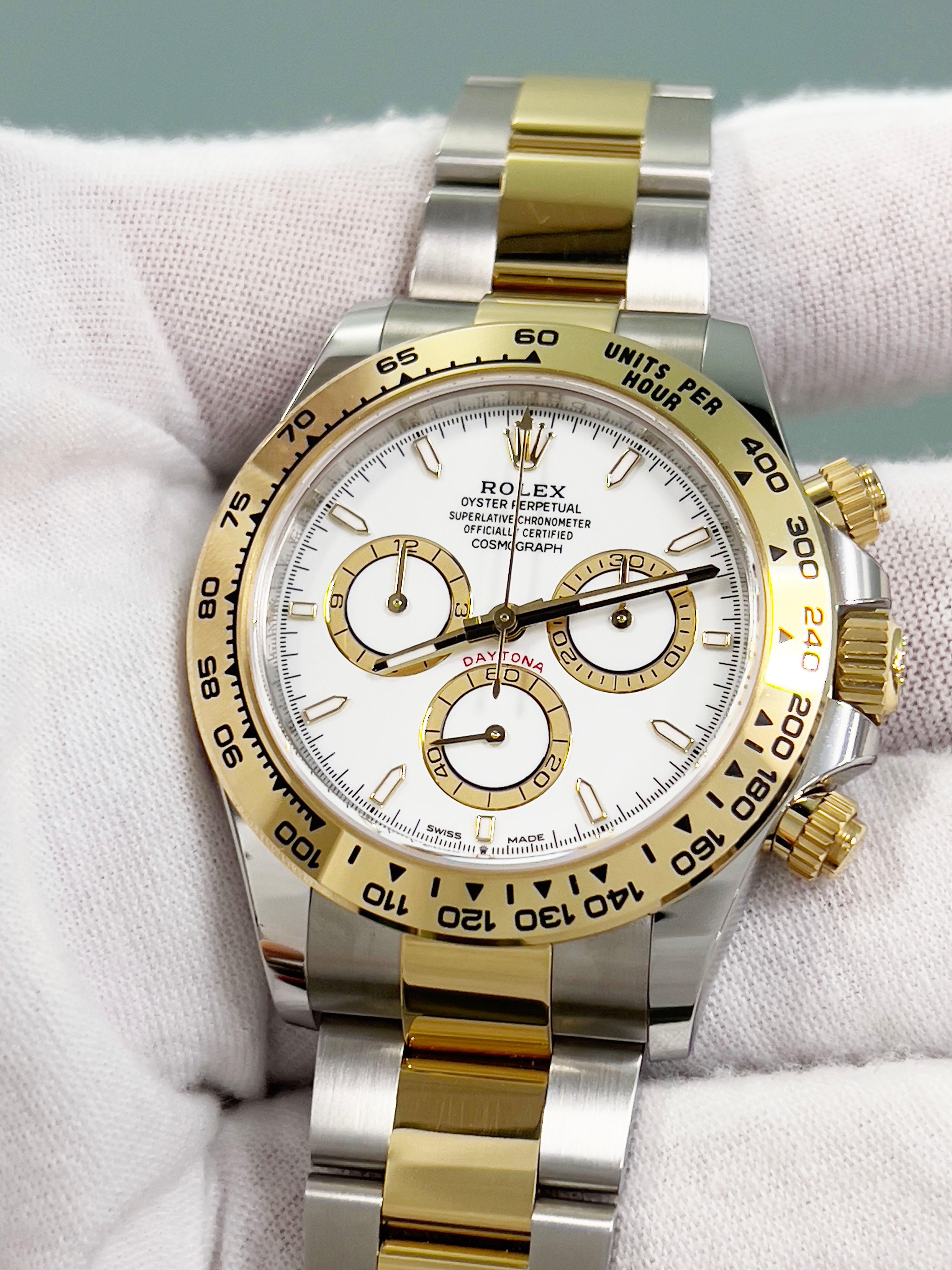 2024 Rolex Daytona 126503 White Dial 18K Yellow Gold Stainless Box Paper 7