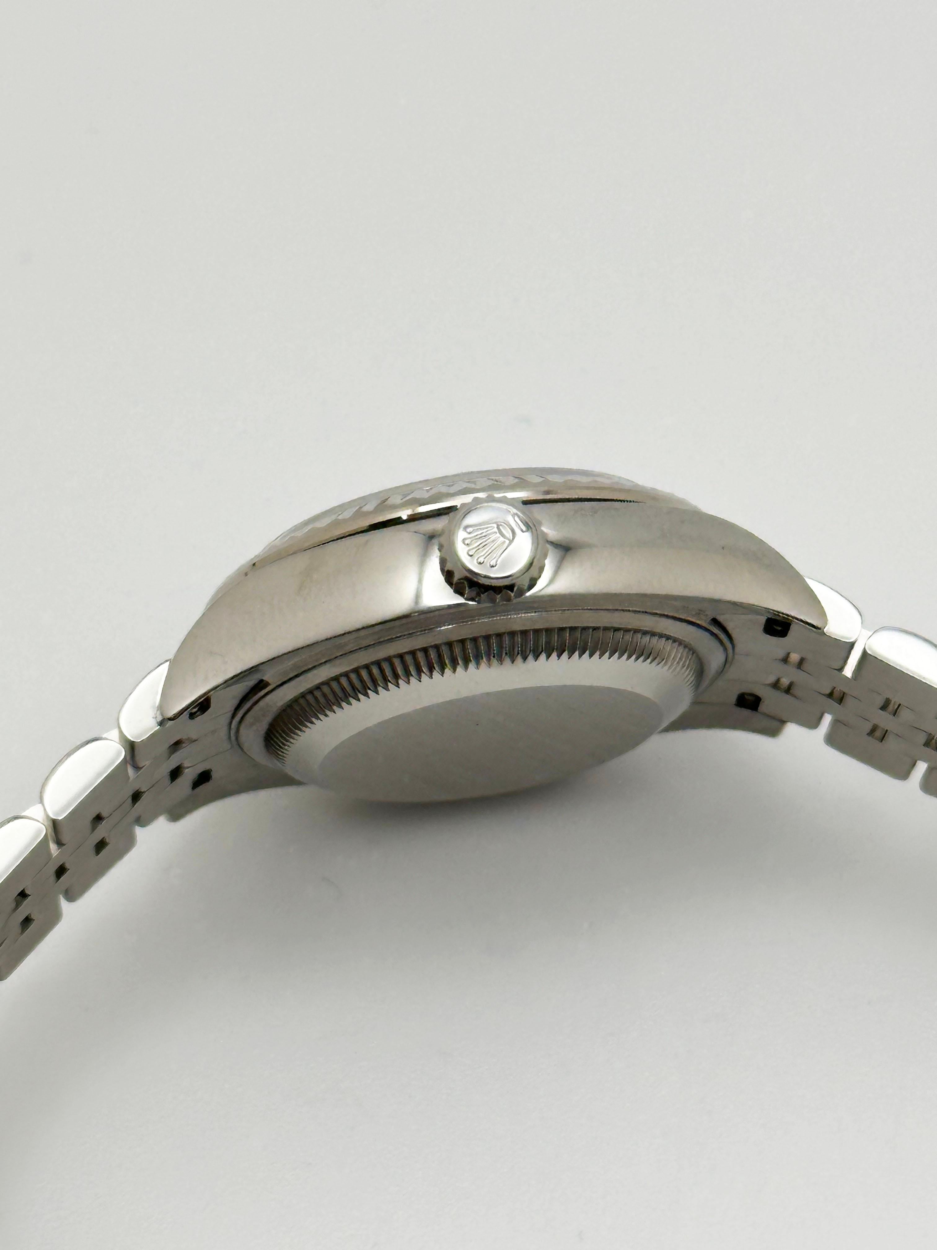 2024 Rolex Ladies Datejust 279174 28mm White Roman Stainless Jubilee Box Paper For Sale 5
