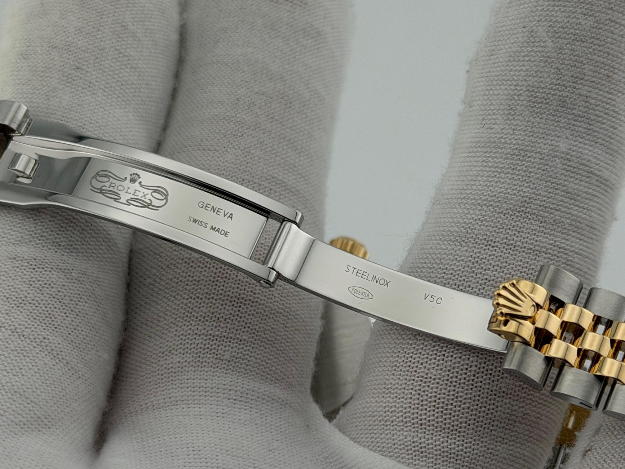 2024 Rolex Ladies Datejust 279383RBR 28mm Diamant Lünette Diamant Zifferblatt Box Papier (Rundschliff) im Angebot