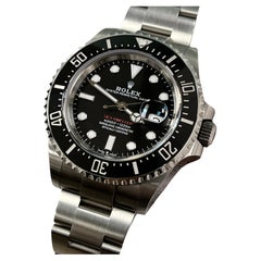 2024 Rolex Sea Dweller 126600 43mm Red Letters Black Ceramic Steel Box Paper