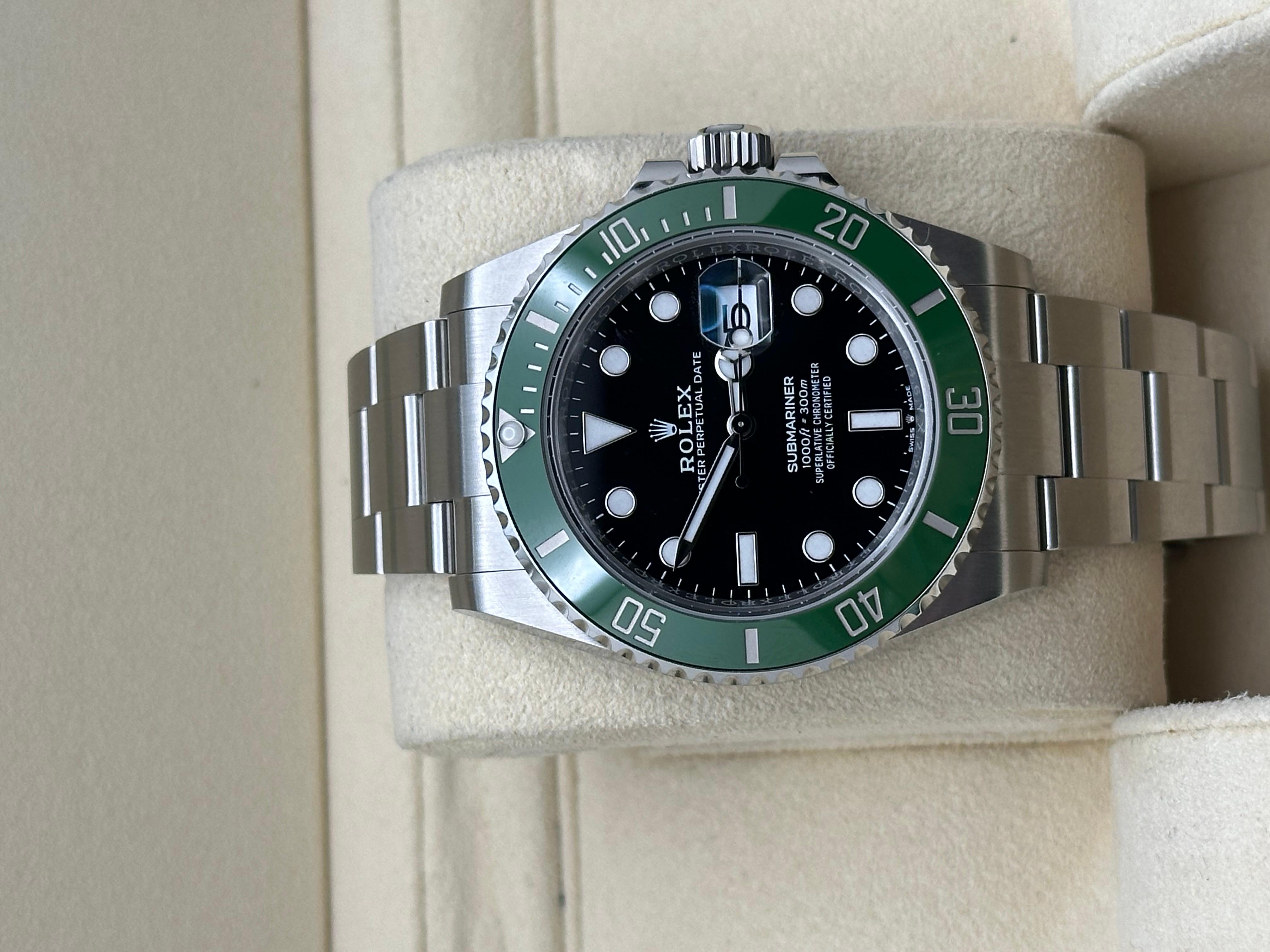 Style Number: 126610LV



Serial: 646YX***



Year: 2024

 

Model: Rolex Submariner 