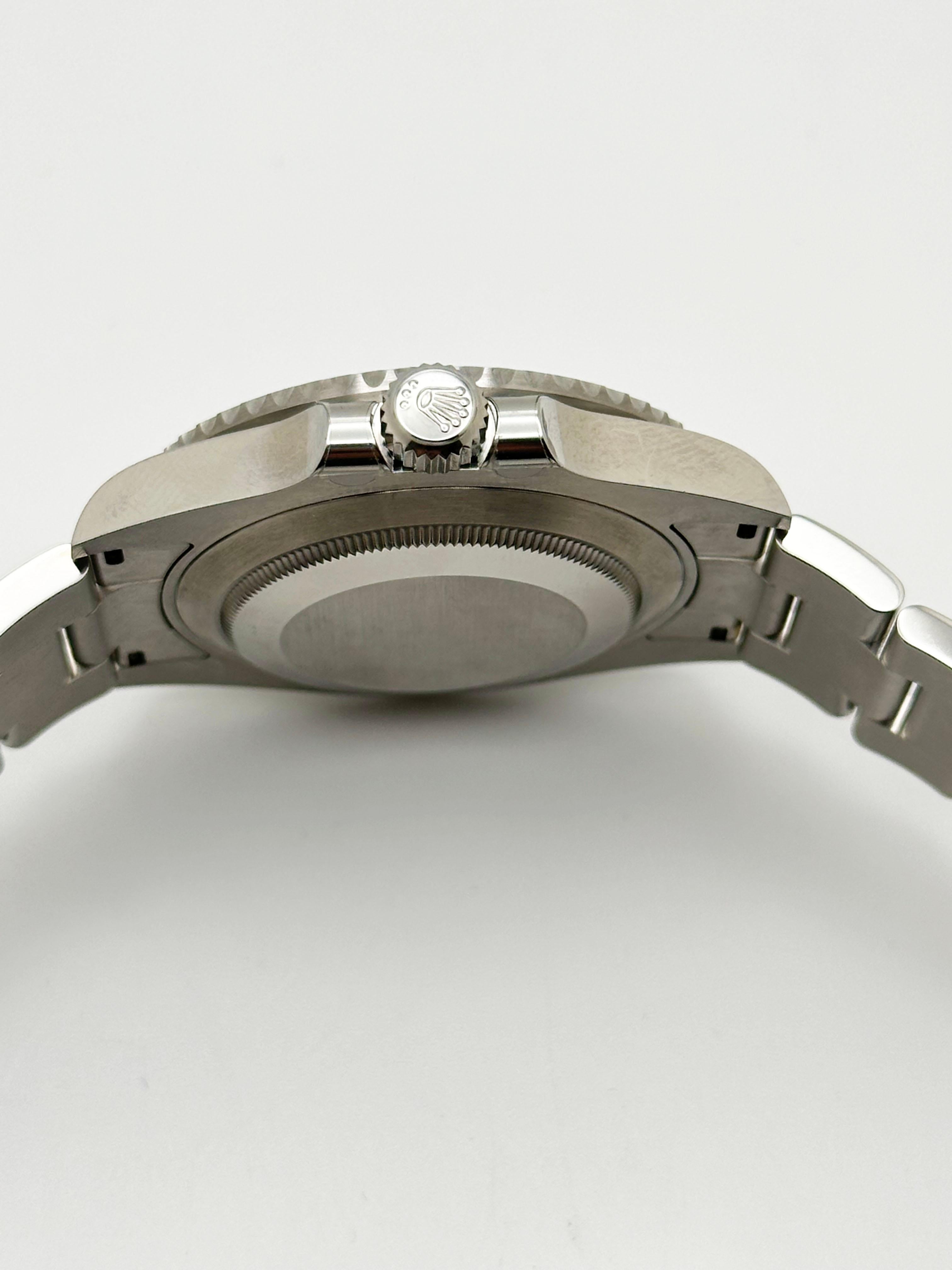 2024 Rolex Submariner Starbucks 126610LV Lunetta in ceramica verde Scatola di carta inossidabile in vendita 5