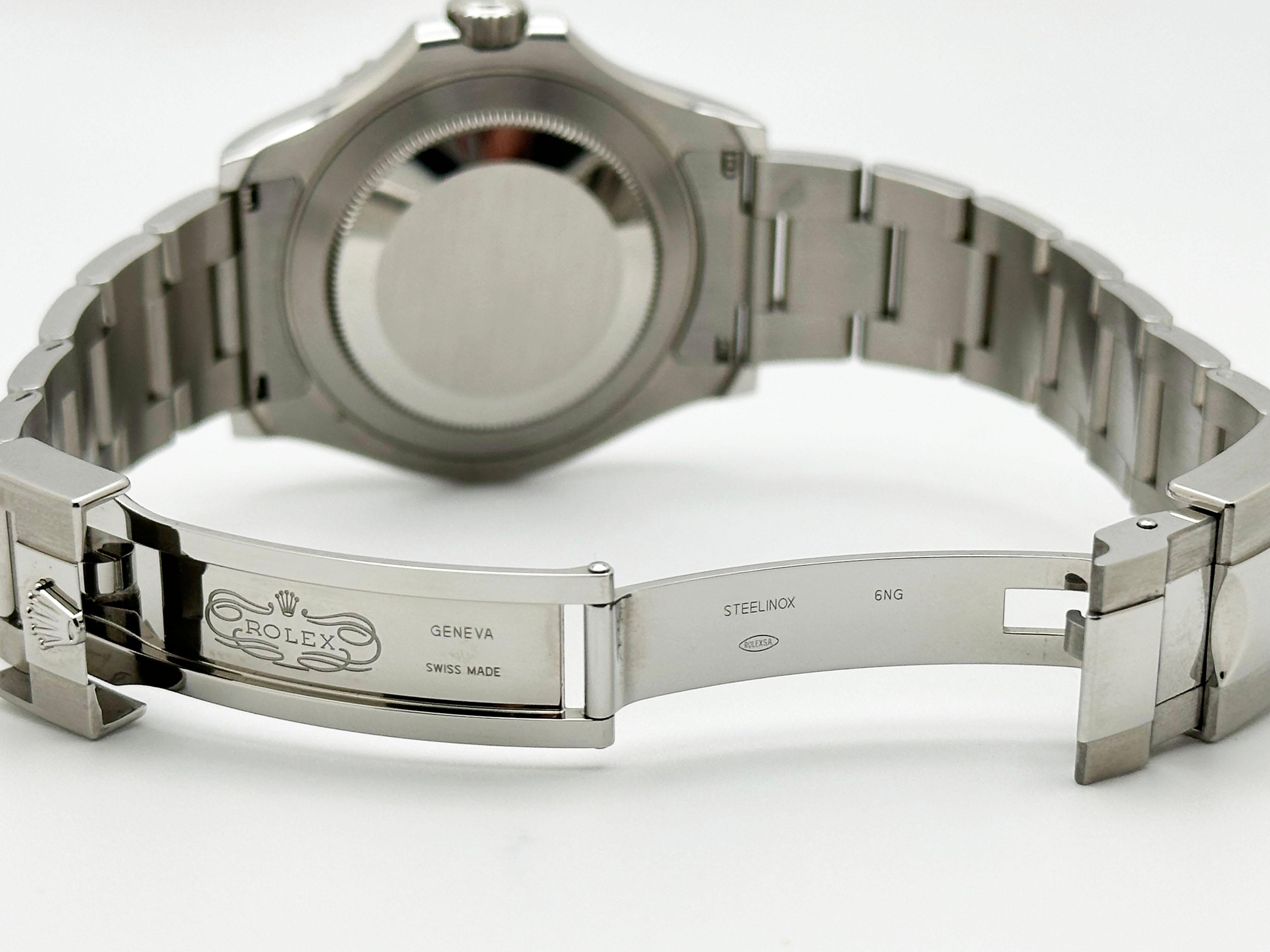 2024 Rolex Yacht Master 126622 40mm Quadrante Blu Lunetta in Platino Acciaio Scatola di Carta in vendita 1