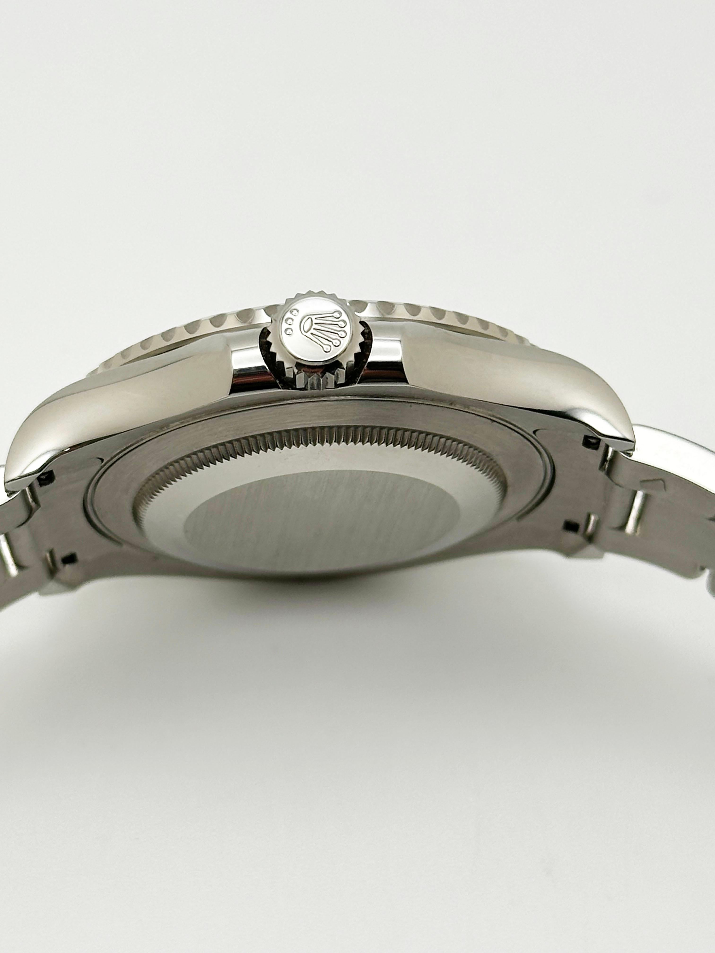 2024 Rolex Yacht Master 126622 40mm Quadrante Blu Lunetta in Platino Acciaio Scatola di Carta in vendita 2