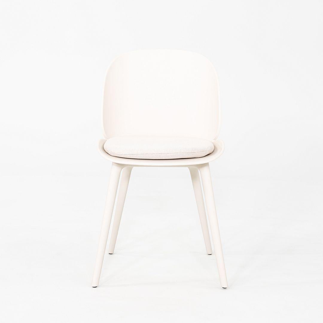 italien 2024 Lot de 4 chaises de salle à manger d'extérieur GamFratesi pour GUBI Beetle avec coussin d'assise en vente