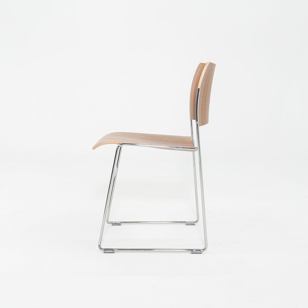 Américain 2024 Ensemble de huit chaises empilables David Rowland for Howe 40/4 Side / Dining en vente