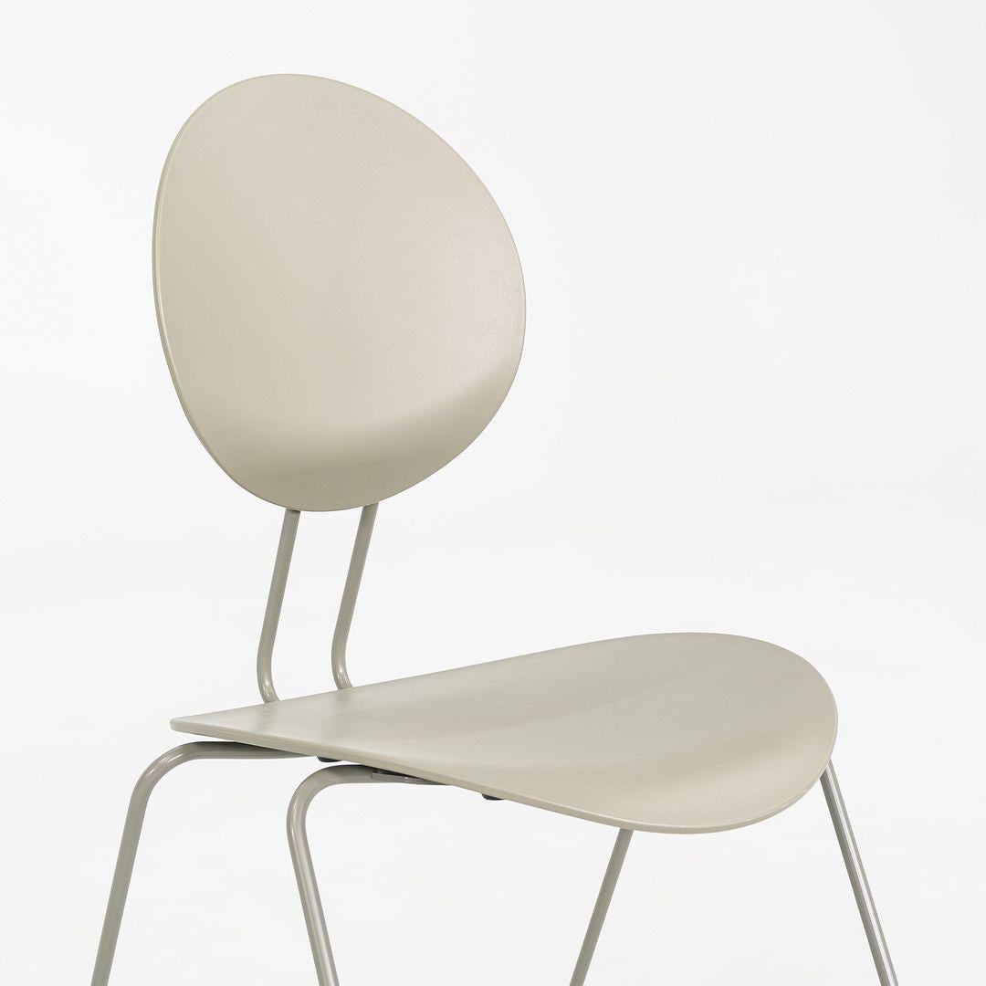 2024 Set of Four Verner Panton for Verpan Flex Chair in Grey Frame & Seat For Sale 3