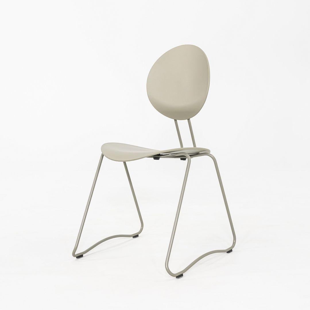 Modern 2024 Set of Four Verner Panton for Verpan Flex Chair in Grey Frame & Seat For Sale
