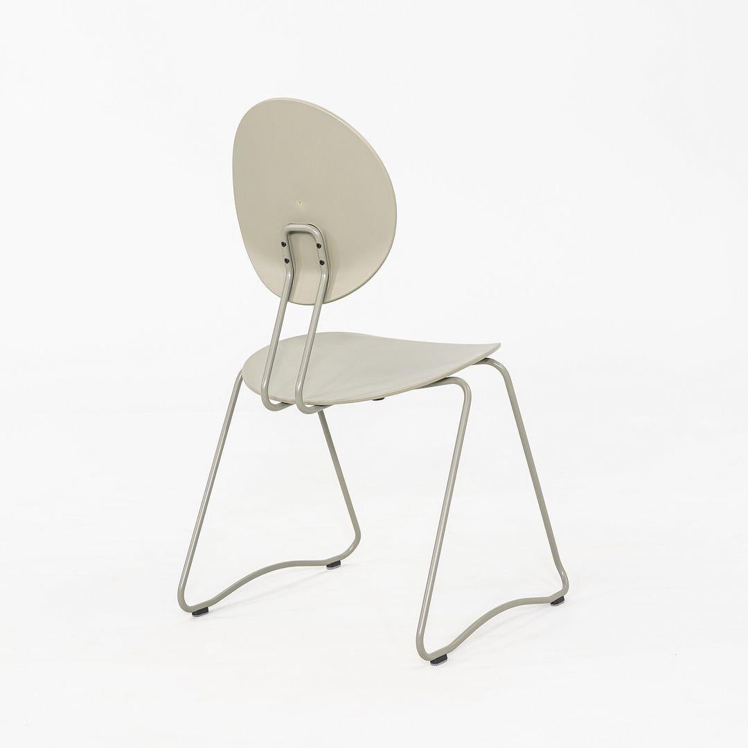 Steel 2024 Set of Four Verner Panton for Verpan Flex Chair in Grey Frame & Seat For Sale