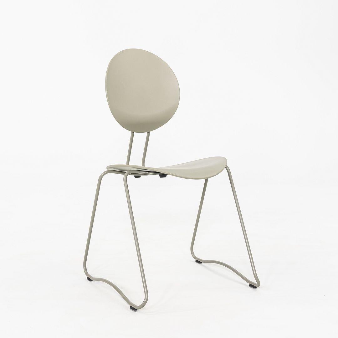 2024 Set of Four Verner Panton for Verpan Flex Chair in Grey Frame & Seat For Sale 2
