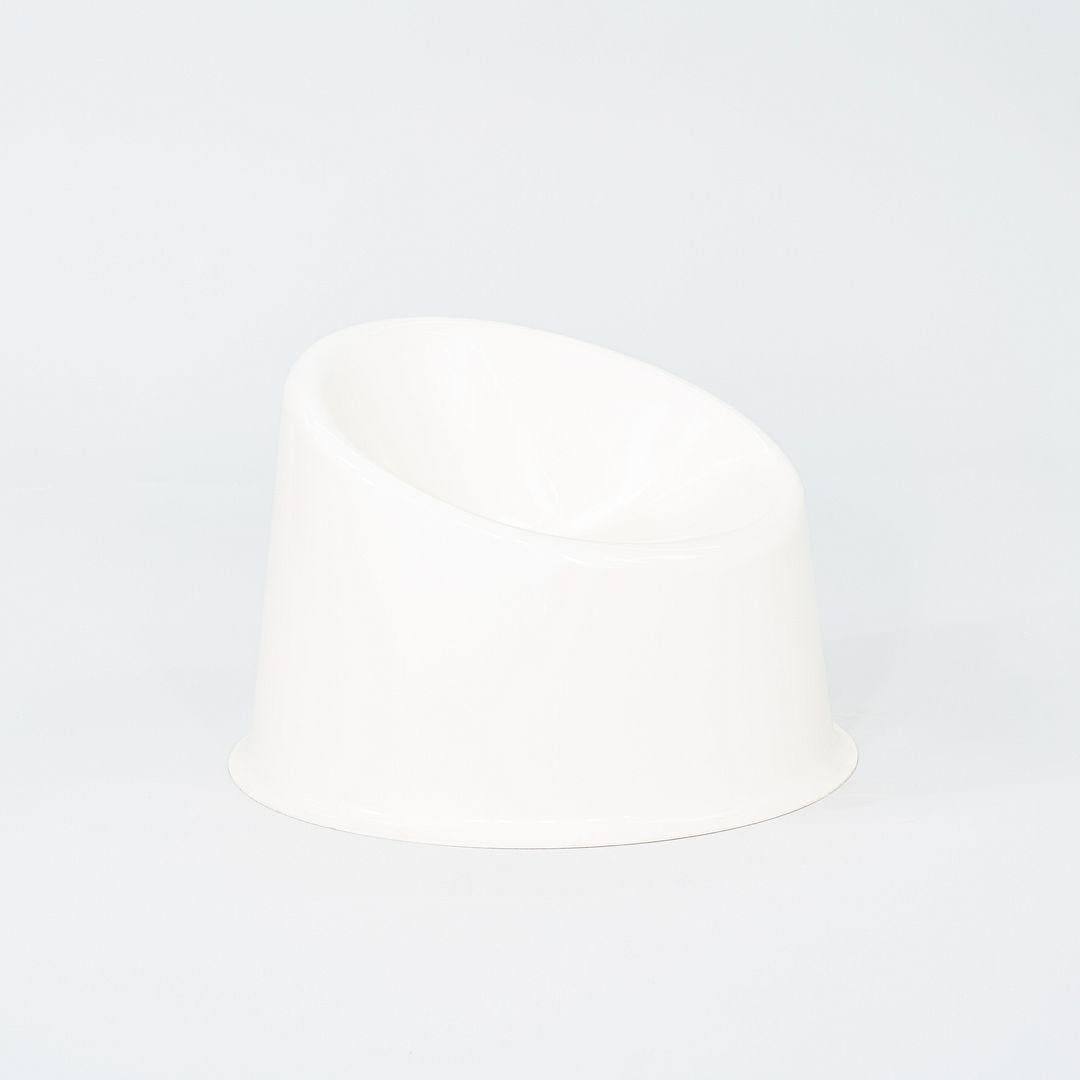 2024 Set of Four Verner Panton for Verpan Panto Pop Lounge Chairs in White For Sale 5