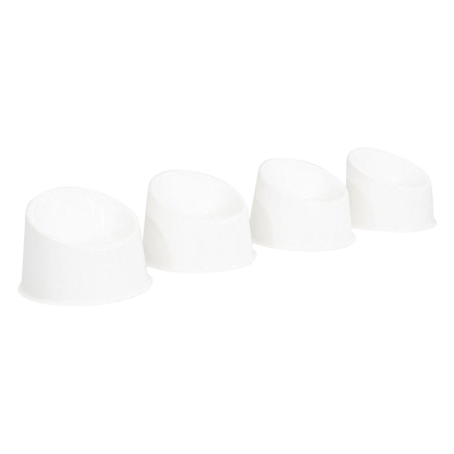 2024 Set of Four Verner Panton for Verpan Panto Pop Lounge Chairs in White For Sale