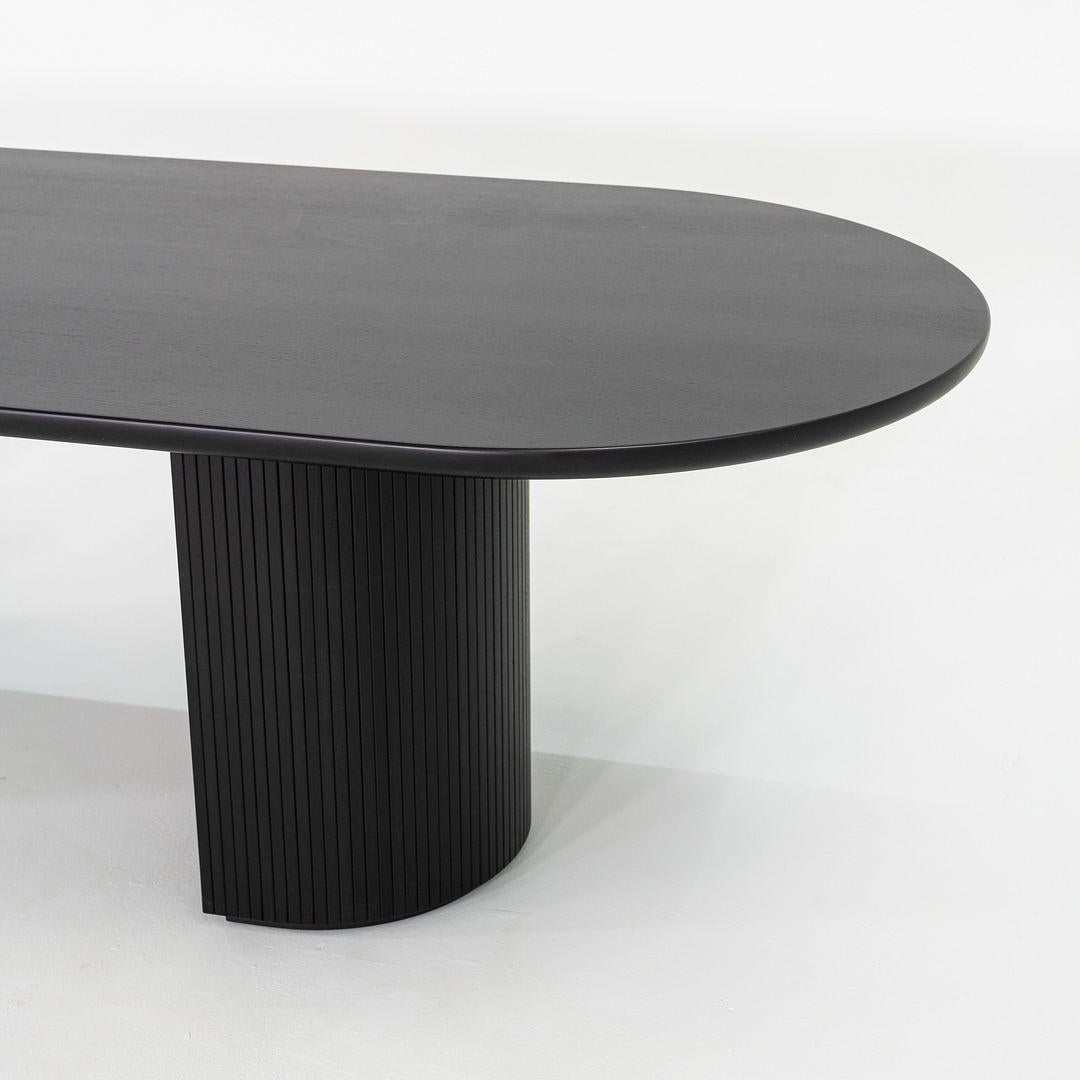 2024 Space Copenhagen para GUBI Mesa de comedor Moon Elíptica con base de columna en venta 5