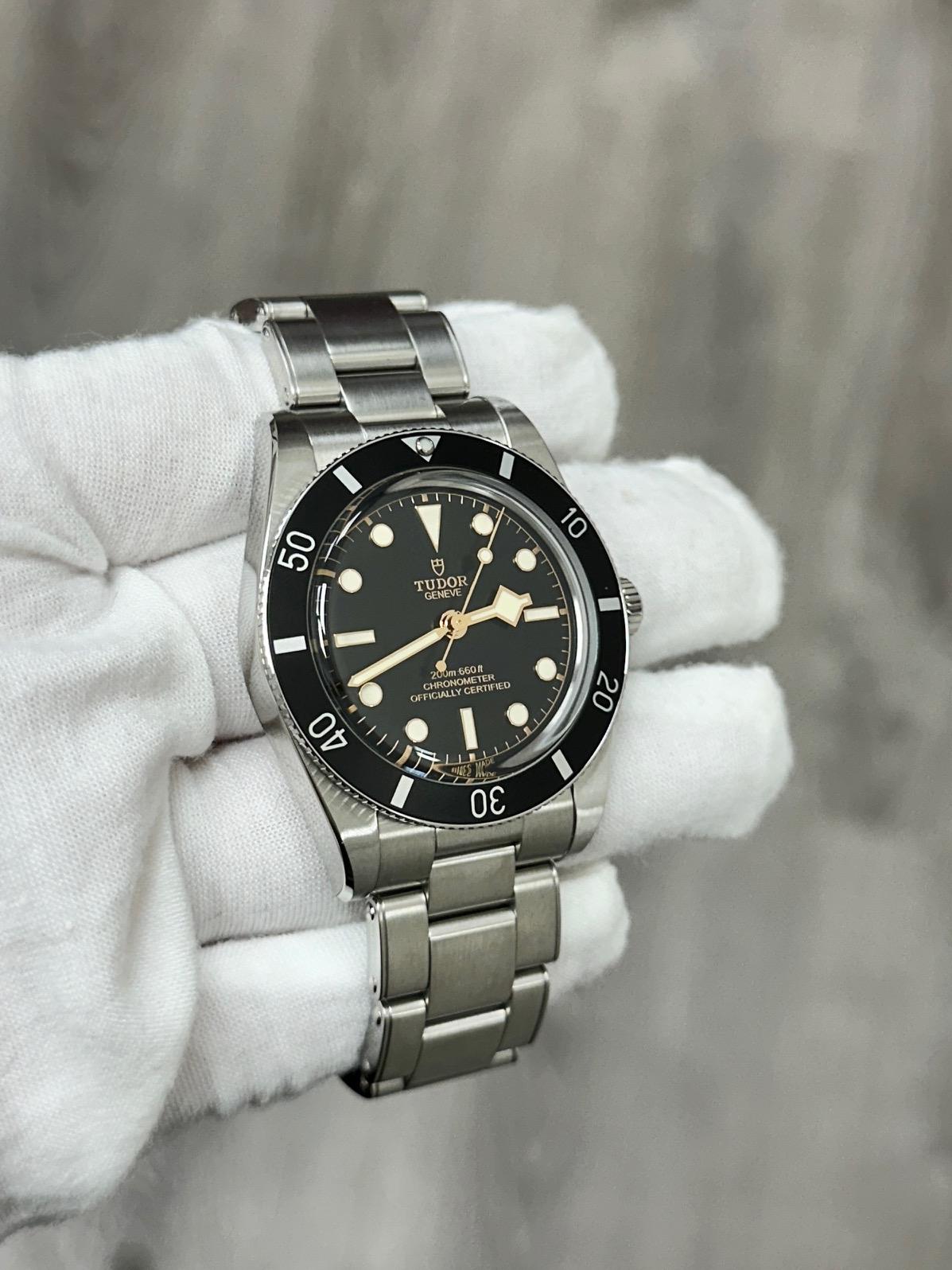 2024 Tudor Black Bay 54 79000N 37mm Quadrante Nero Acciaio Inox Scatola Documenti in vendita 6