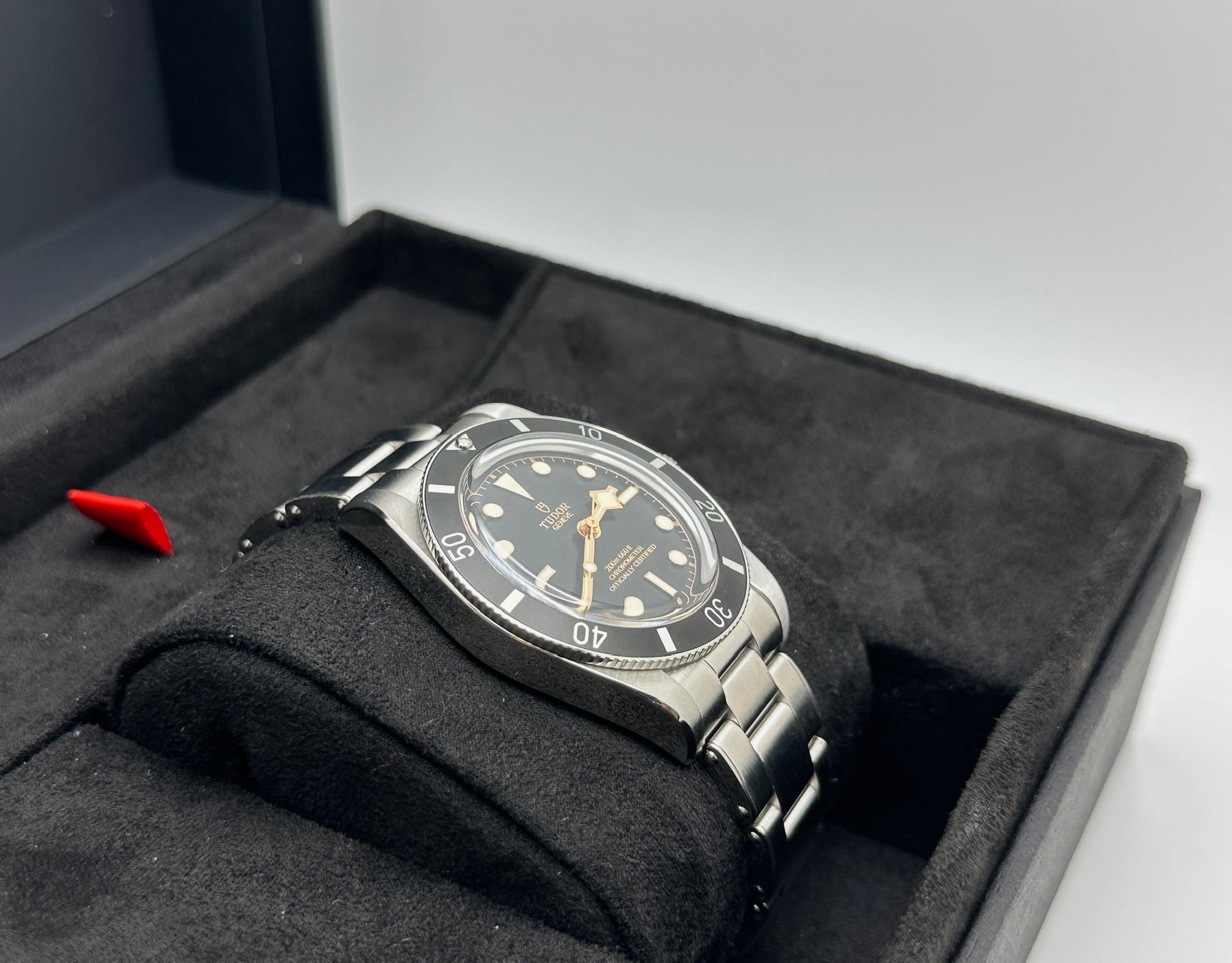 2024 Tudor Black Bay 54 79000N 37mm Quadrante Nero Acciaio Inox Scatola Documenti in vendita 3