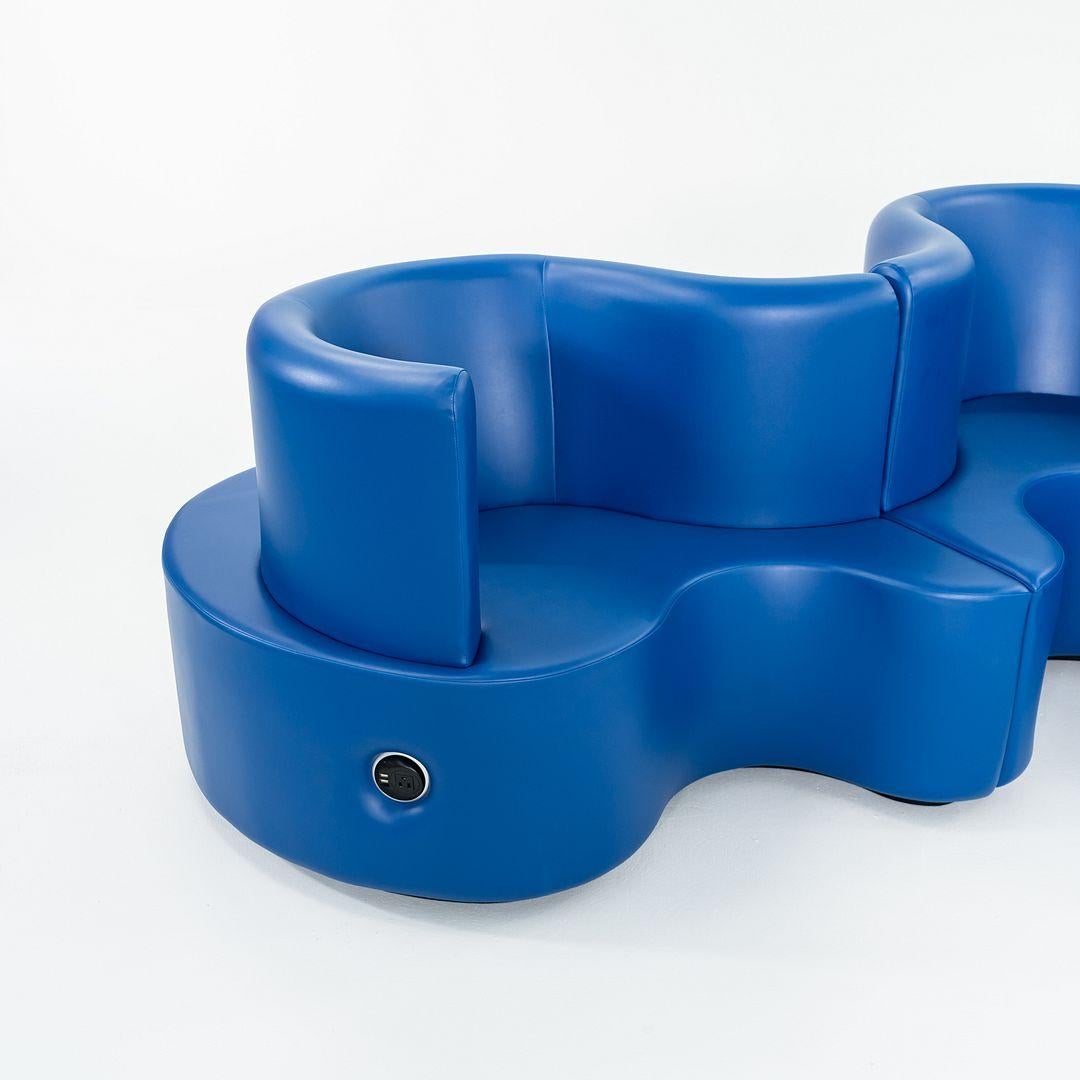 2024 Verner Panton para Verpan Sofá Trébol 3 Piezas Azul Real con Power en venta 5