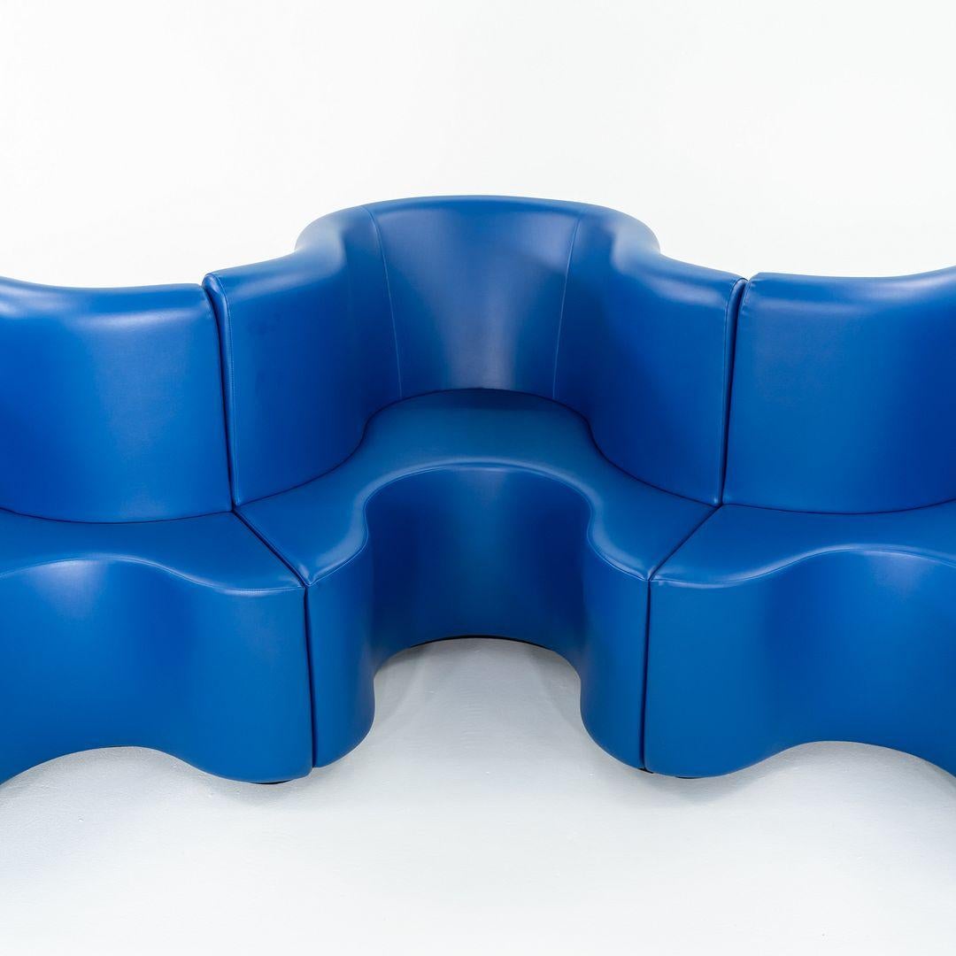 2024 Verner Panton para Verpan Sofá Trébol 3 Piezas Azul Real con Power Siglo XXI y contemporáneo en venta
