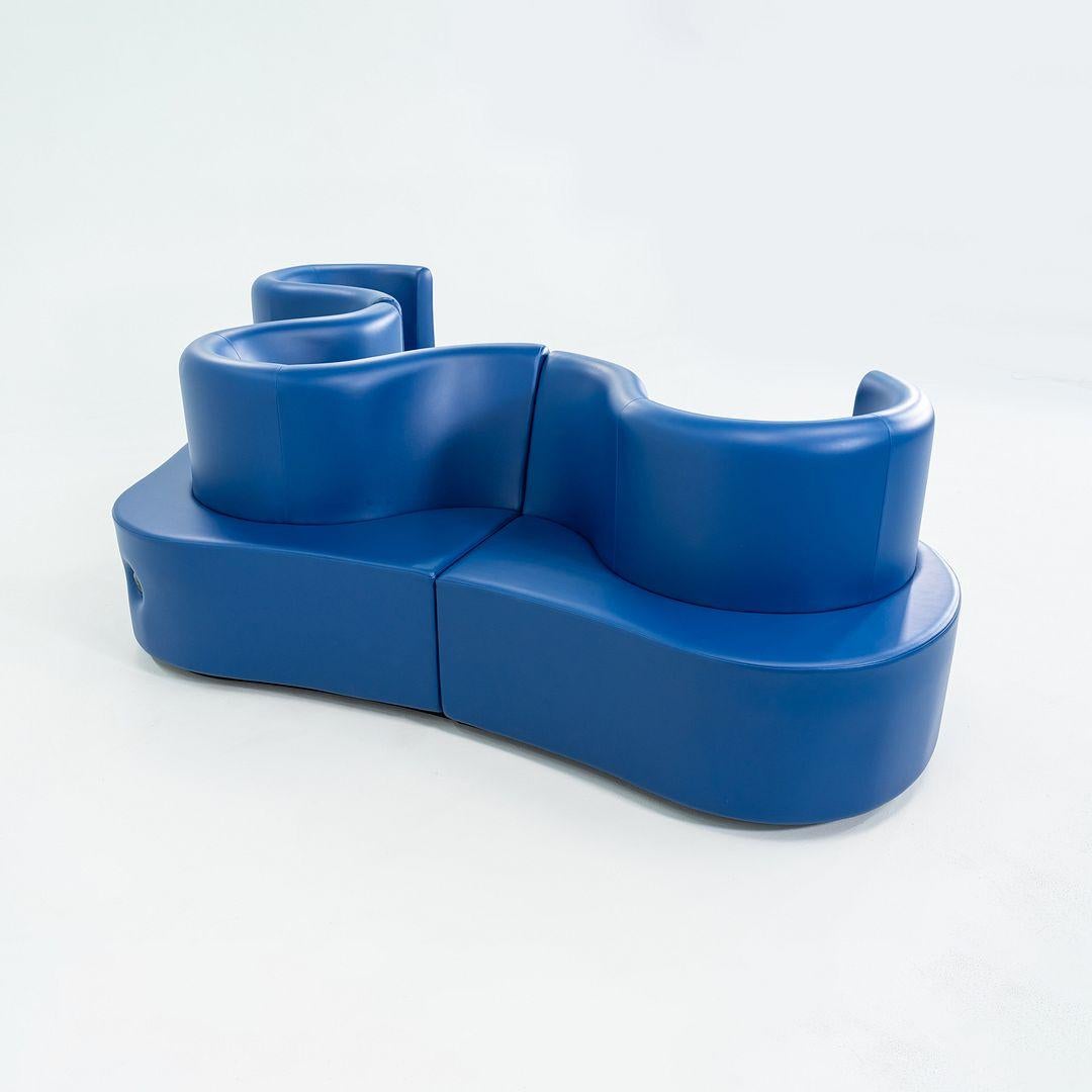2024 Verner Panton para Verpan Sofá Trébol 3 Piezas Azul Real con Power en venta 2
