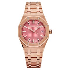 2025 Audemars Piguet Montre-bracelet Royal Oak à cadran rose Ref. 77450OR.OO.1361OR.01