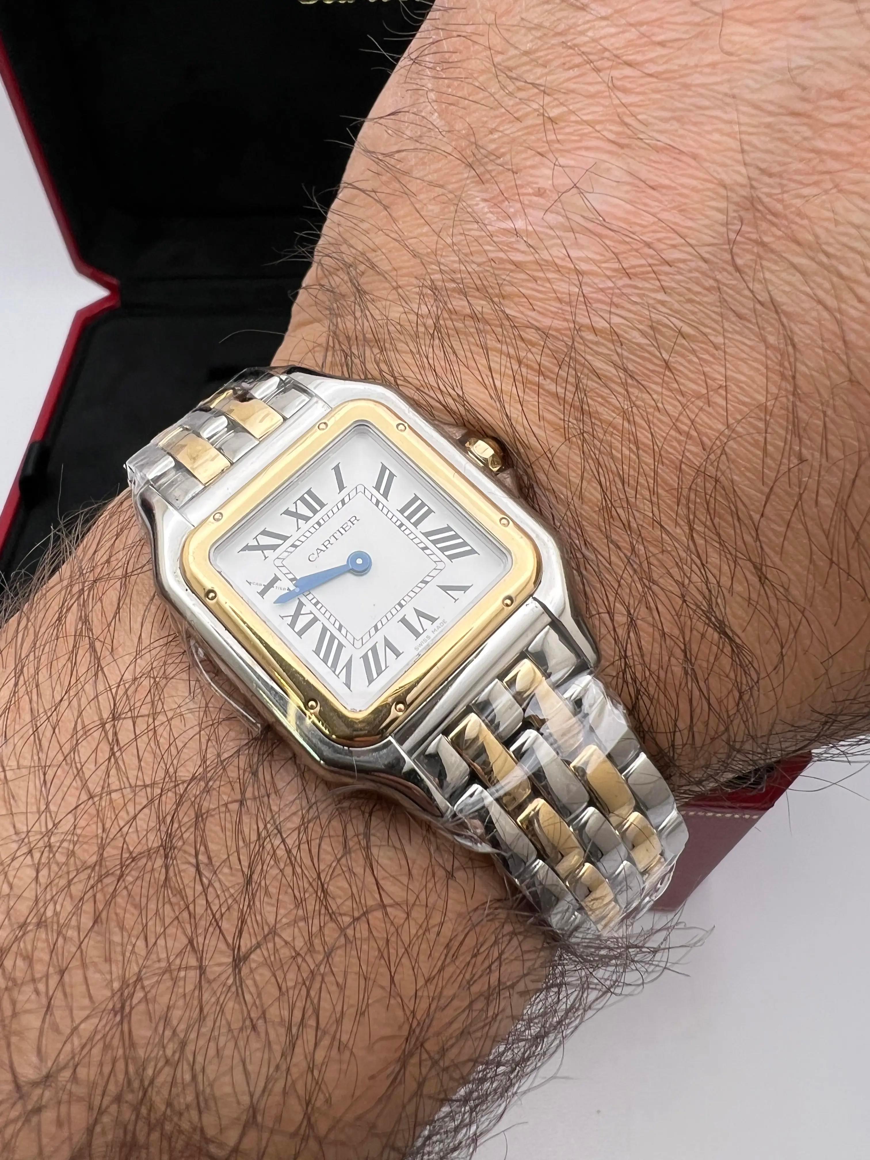 2025 Cartier Panthere Medium 18K Two Tone Silver Dial W2PN0007 Box Papers For Sale 1