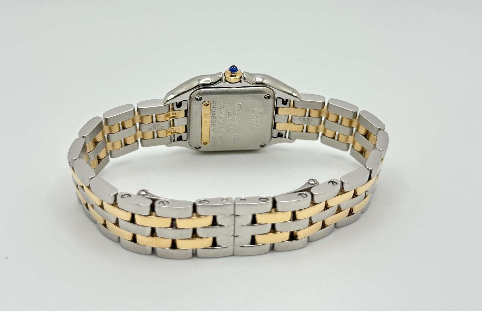 Women's 2025 Cartier Panthere Small W2PN0013 23mm 18K Yellow Gold Steel Box Paper For Sale