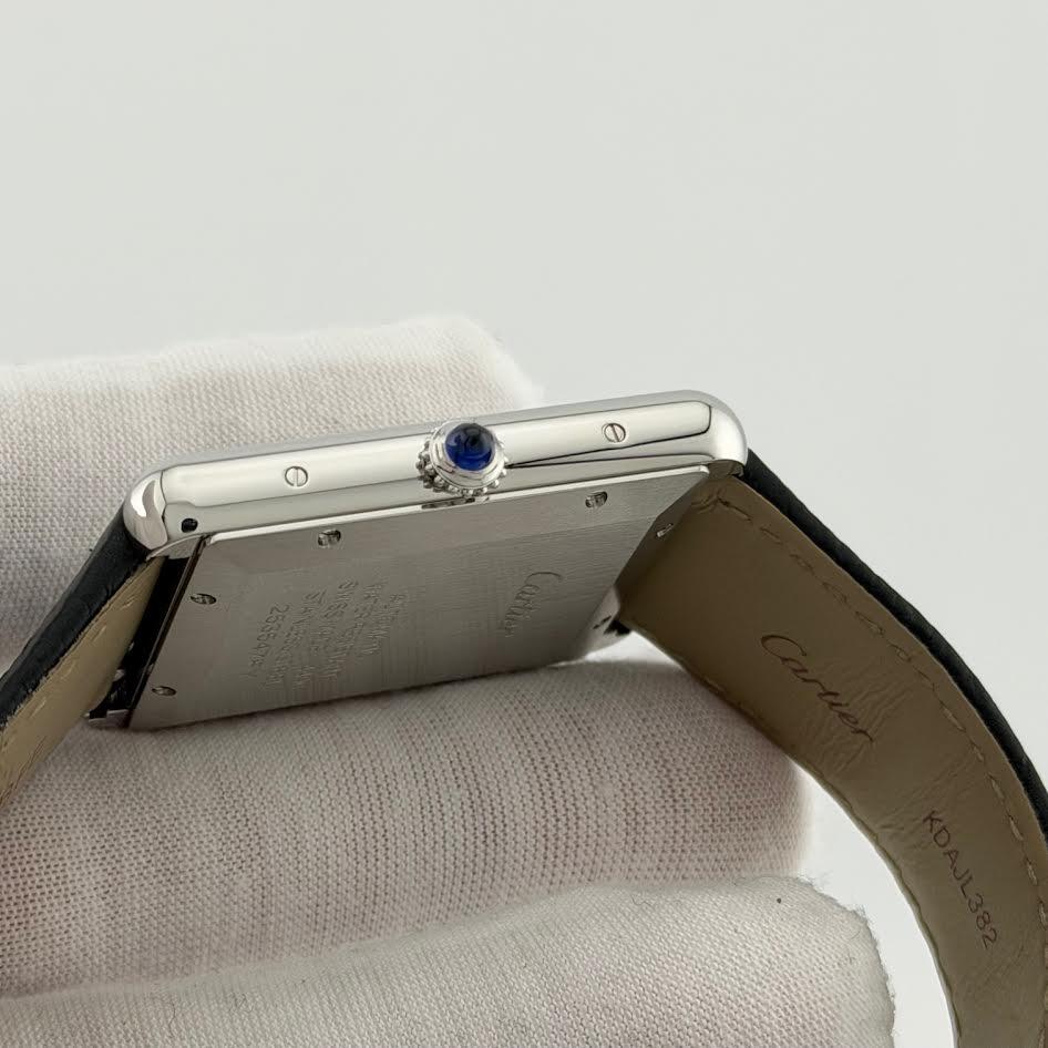 2025 Cartier Tank Must De Cartier XL WSTA0040 31mm x 41mm Silver Dial Box Paper For Sale 2