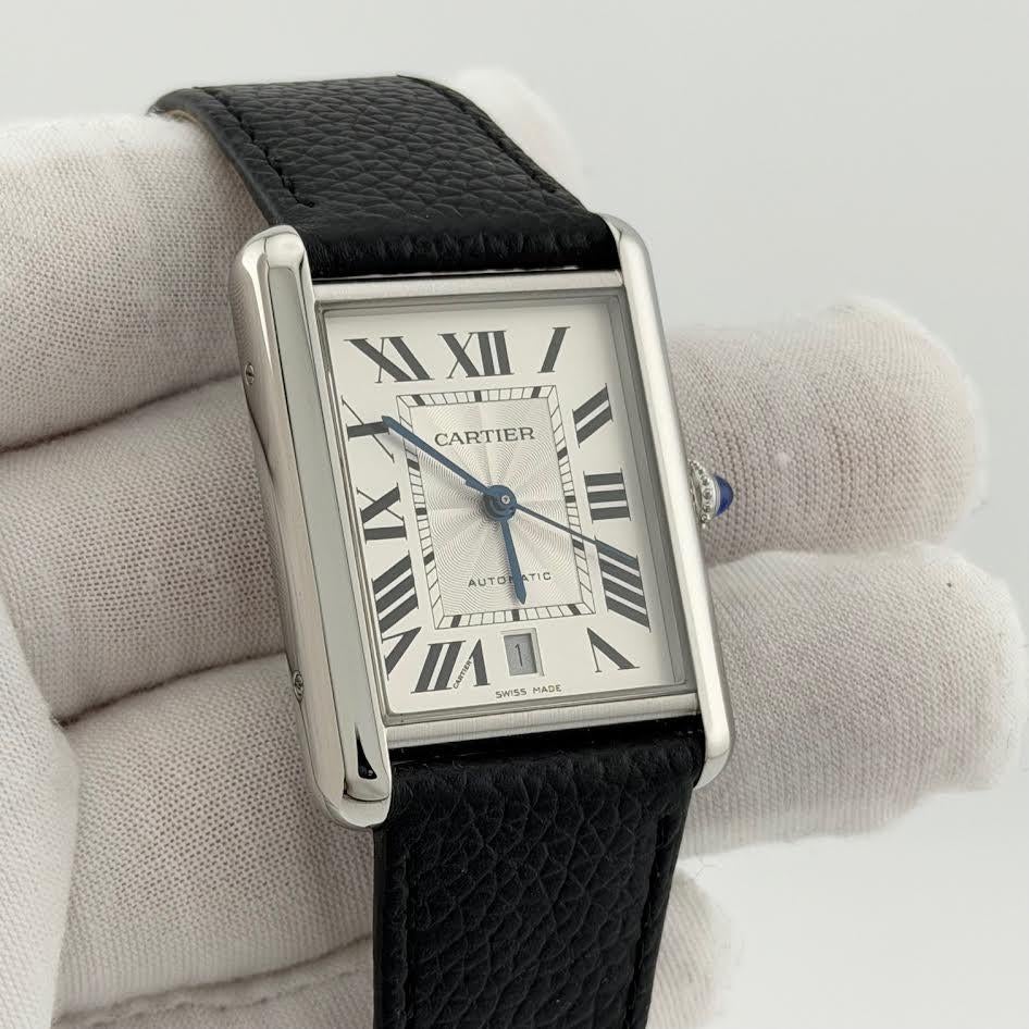 2025 Cartier Tank Must De Cartier XL WSTA0040 31mm x 41mm Silver Dial Box Paper For Sale 3