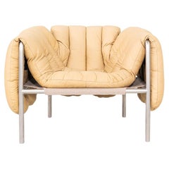 2025 Faye Toogood for Hem Puffy Lounge Chair in Sand Leather