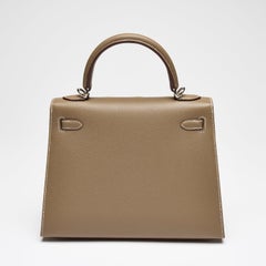 2025 Hermès Étoupe Epsom Sellier Kelly 25 PHW
